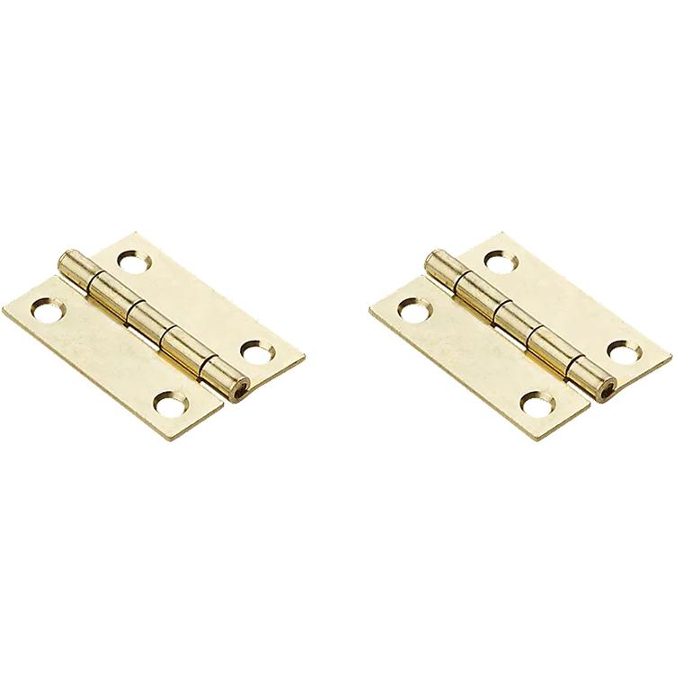 V508 2" Removable Pin Hinge 2/pk - Polished Brass