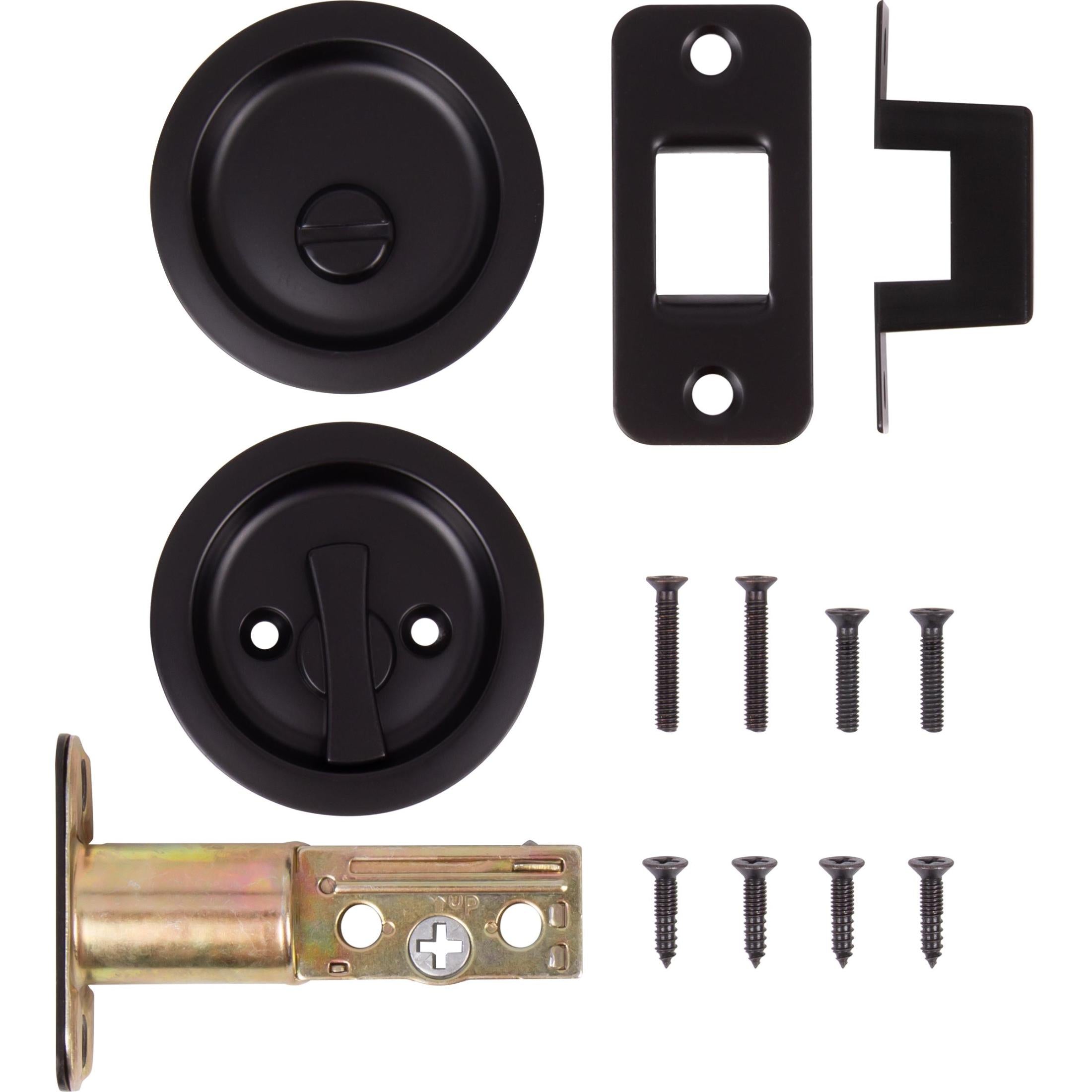 Round Pocket Door Lock Privacy