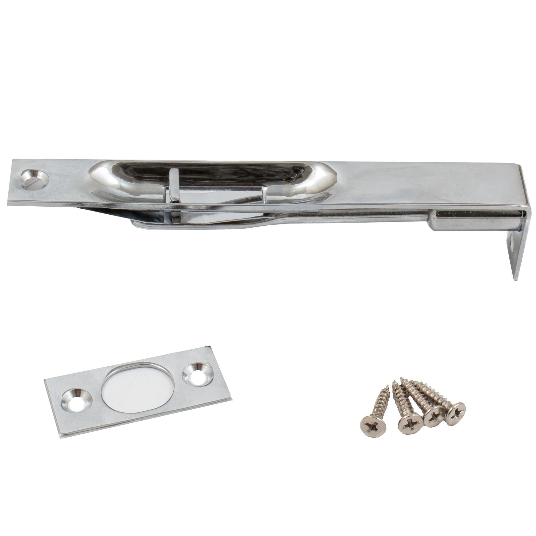 Flush Bolt Square Corner x Square Corner 6 Inches