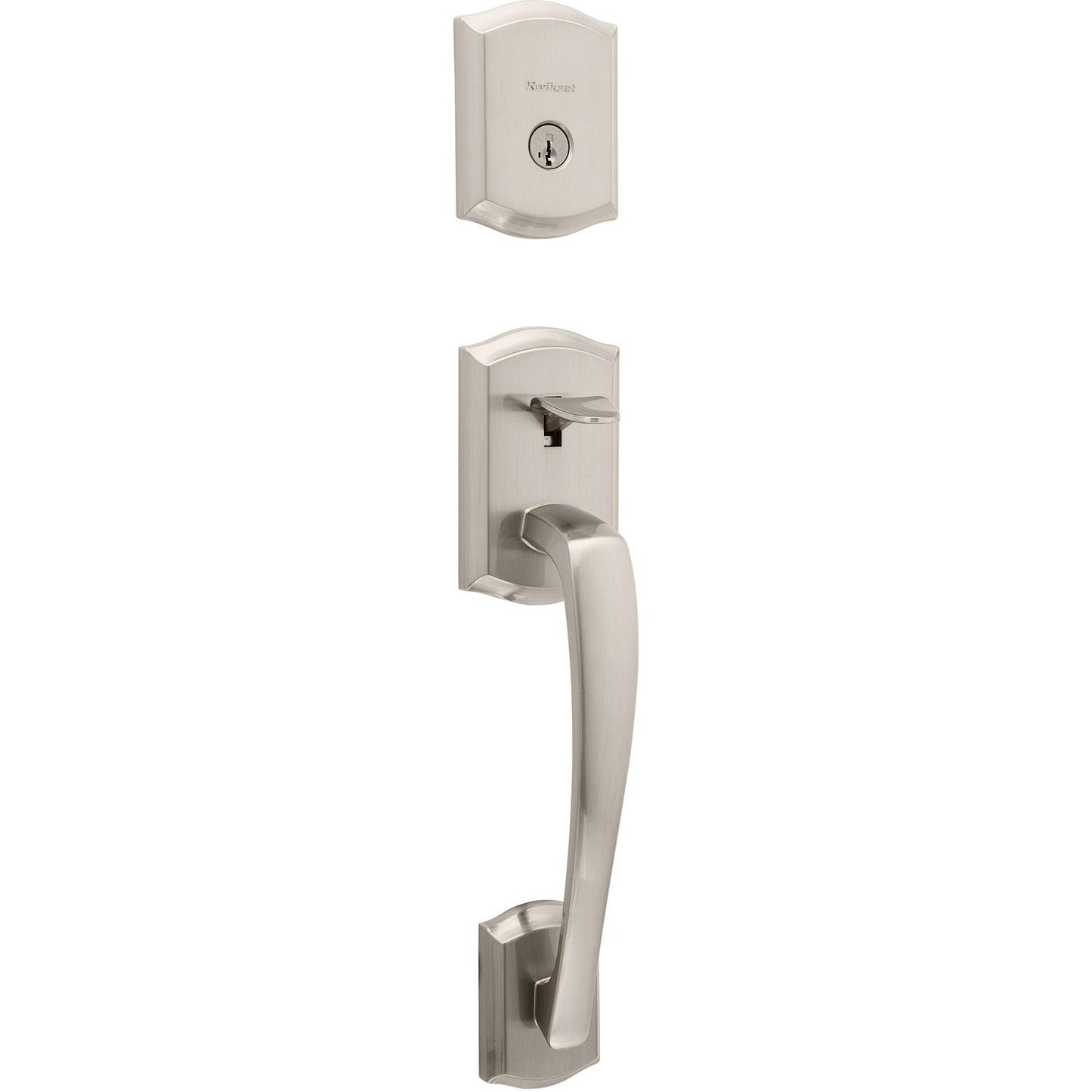 818PTH LIP 15 SMT 6AL STRKP Prescott Handleset for 971 Trims - Satin Nickel