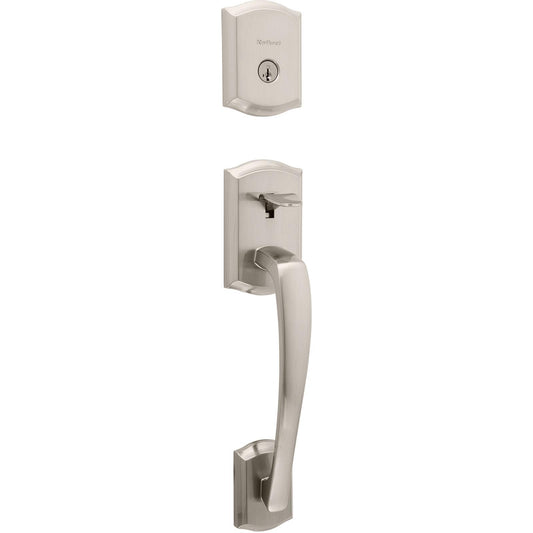 818PTH LIP 15 SMT 6AL STRKP Prescott Handleset for 971 Trims - Satin Nickel