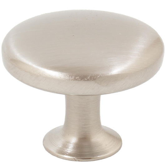 Stone Harbor Hardware Universal Cabinet Knob, 1-1/8 Inches, Satin Nickel