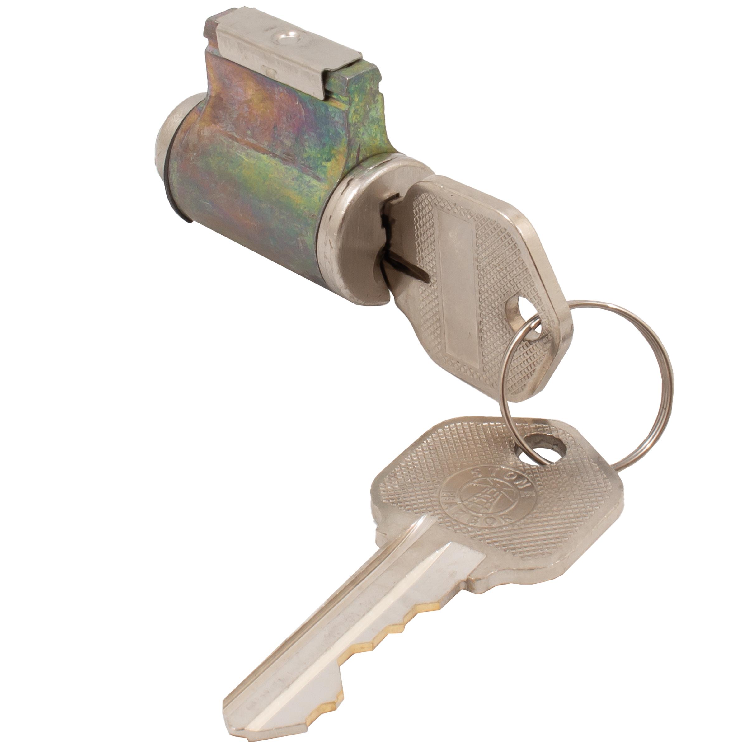 Stone Harbor Hardware Cylinder Assembly for Traditional Levers, KW Keyway, Satin Nickel