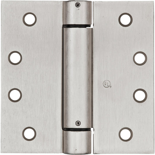 V520 4" Spring Hinge 1/pk - Satin Nickel