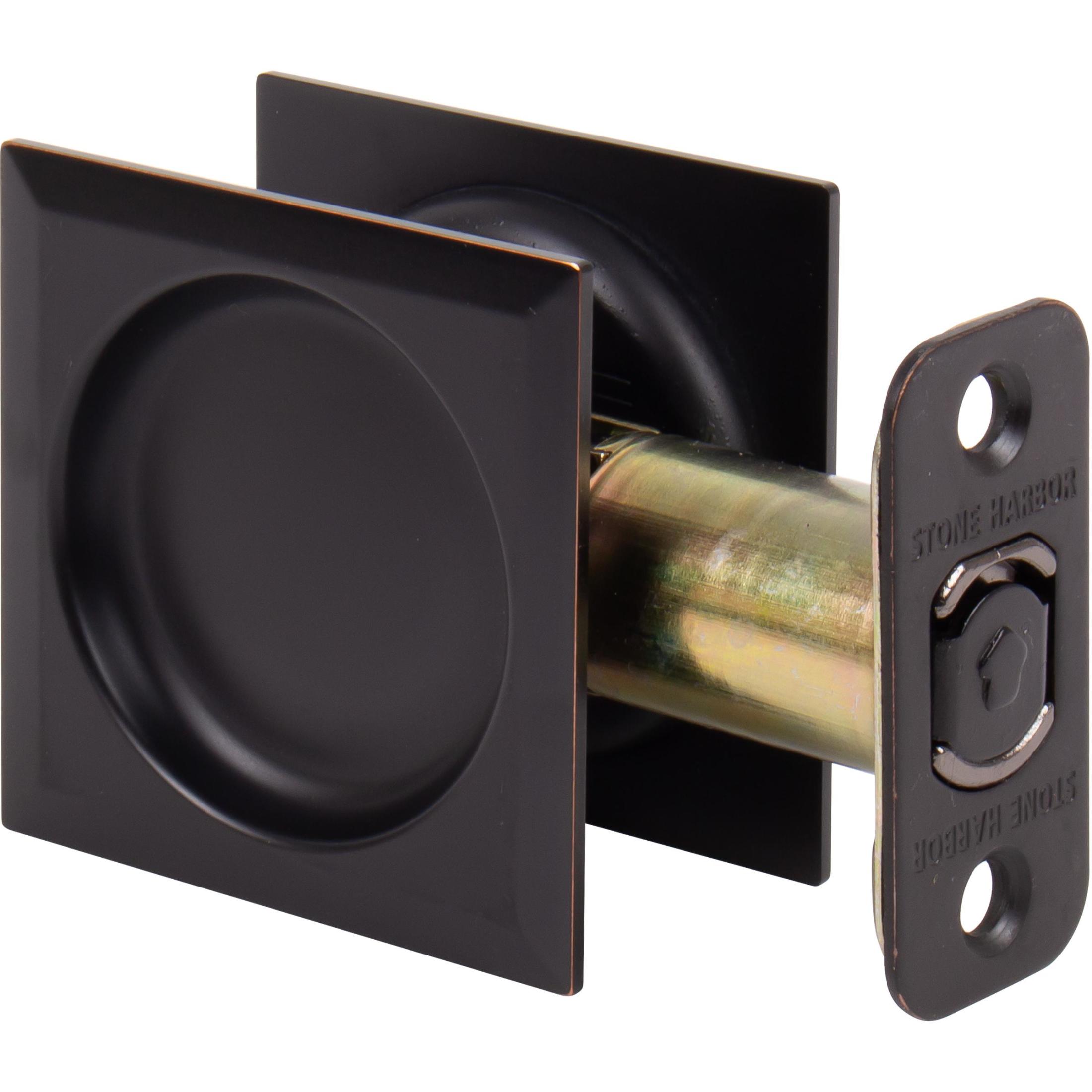 Contemporary Square Pocket Door Lock Passage