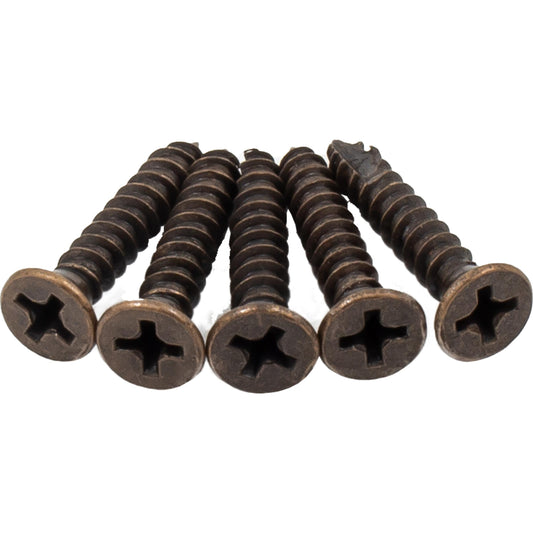 Stone Harbor Hardware Door Hinge Screws, #9 x 1", 800-Pack, Antique Brass