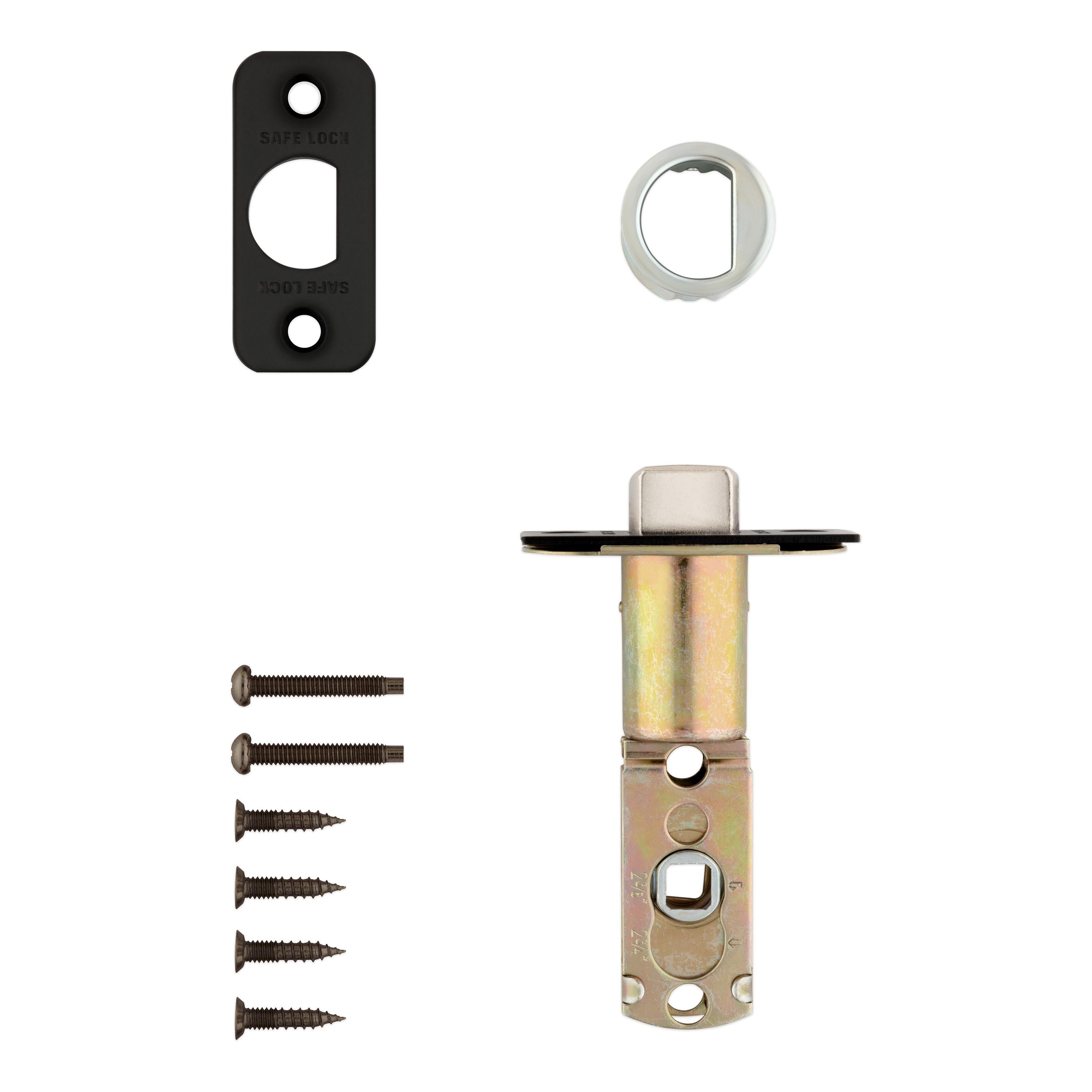 810000-437 6AL Plain Latch - Matte Black