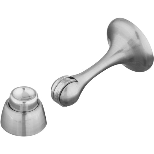 National Hardware - V244 3” Magnetic Rigid Door Stop with Catch - Satin Nickel