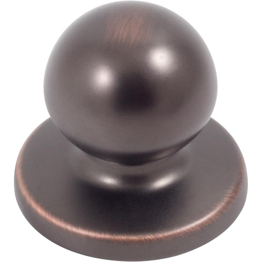 Stone Harbor Hardware Die-Cast Round Bi-Fold Door Knob, 1-1/4 Inches with 1-3/4" Backplate, Vintage Bronze
