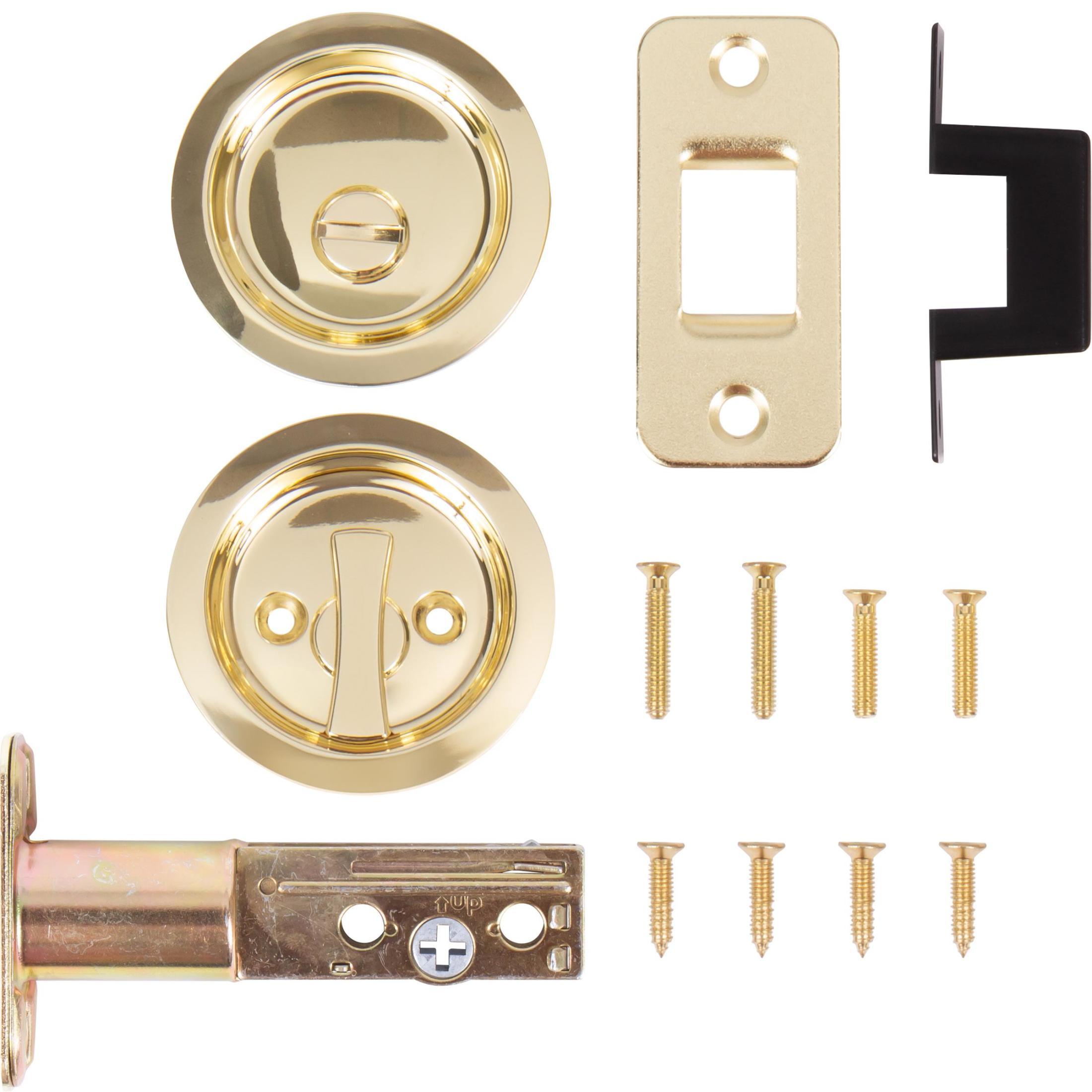 Round Pocket Door Lock, Privacy