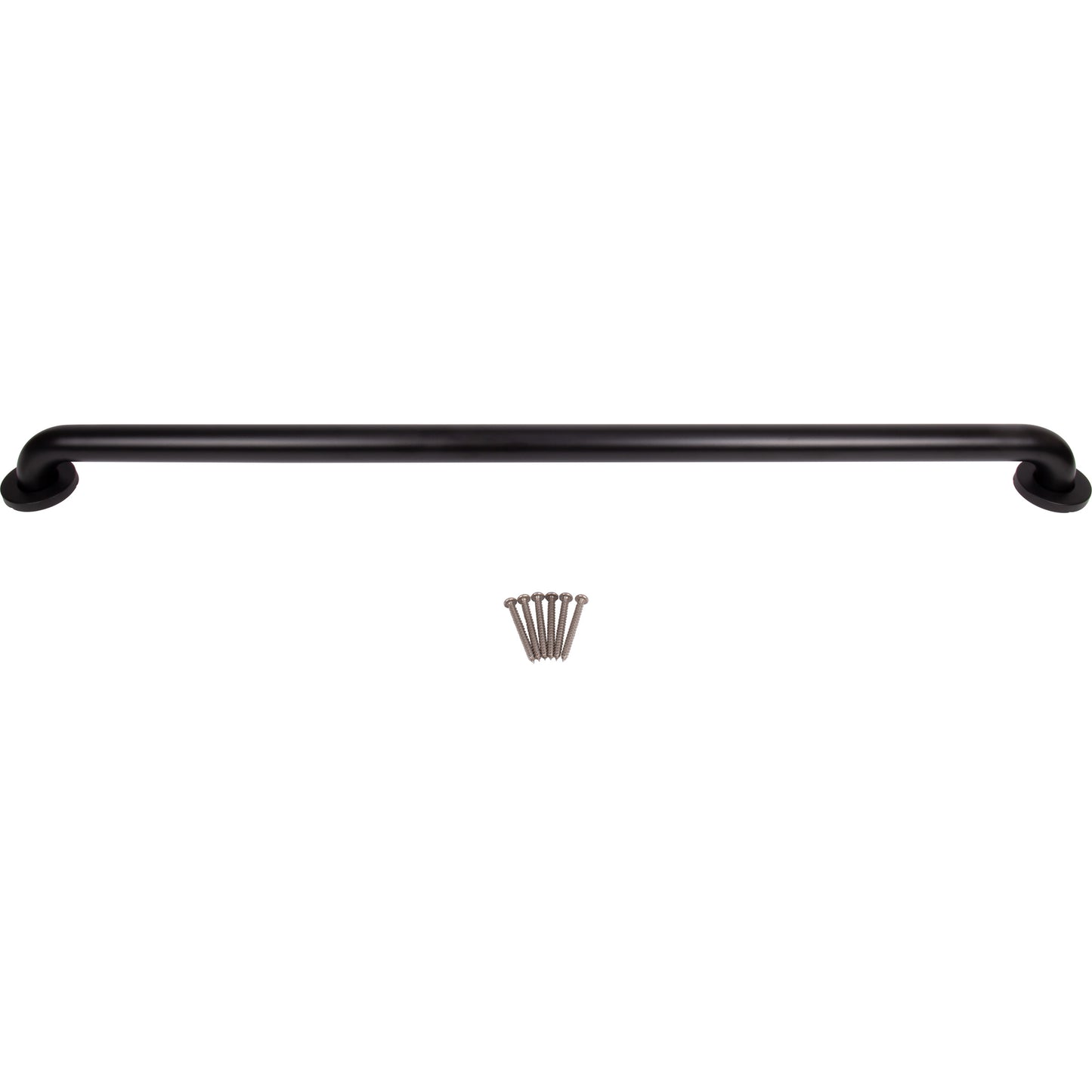 Stone Harbor Hardware Grab Bar, 42 Inches, 1-1/2" Diameter, 1-1/2" Wall Clearance, Concealed Screws, Matte Black