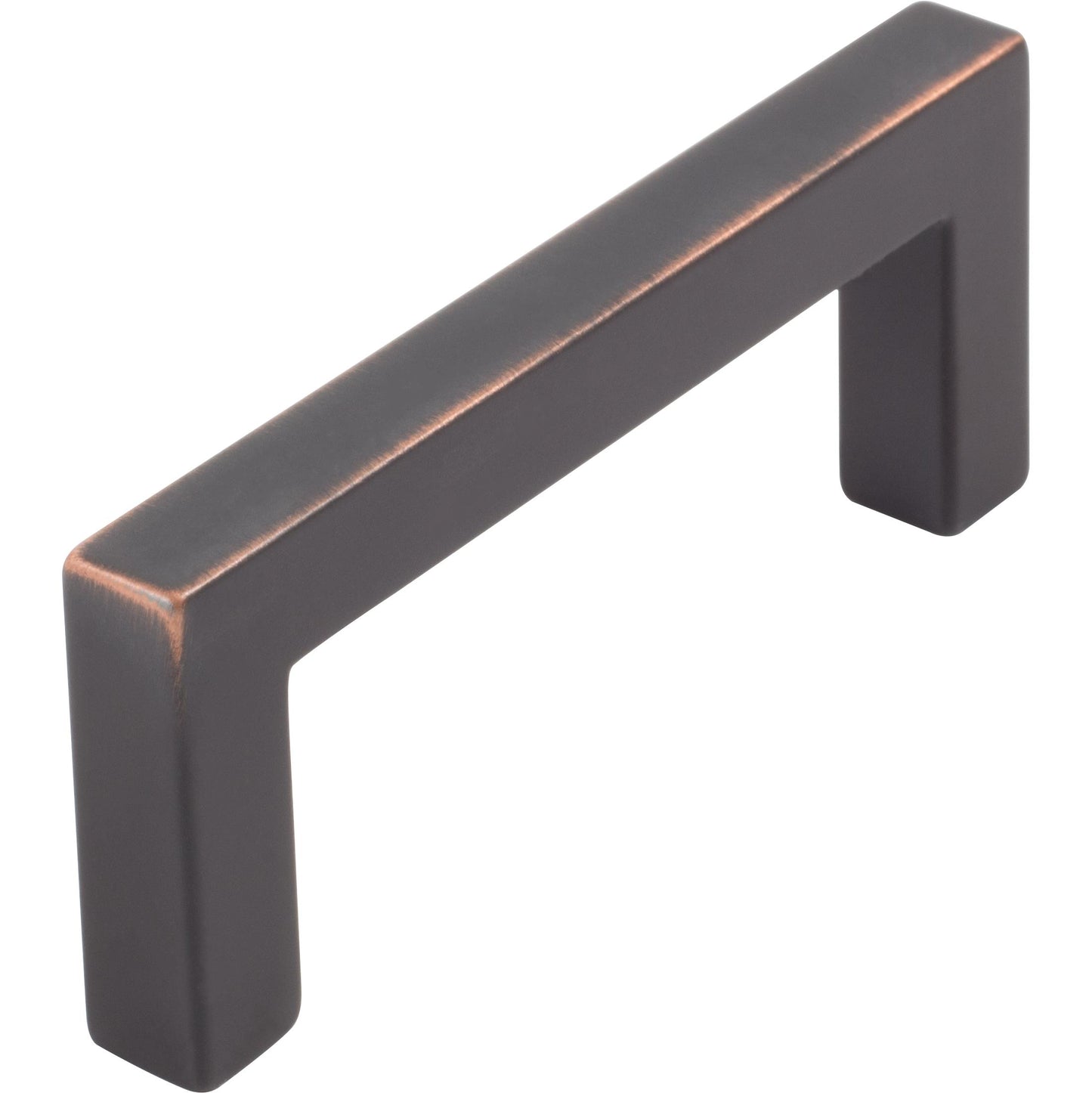 Stone Harbor Hardware Contemporary Square Cabinet Pull, 3 Inches, Zinc Base Material, Vintage Bronze