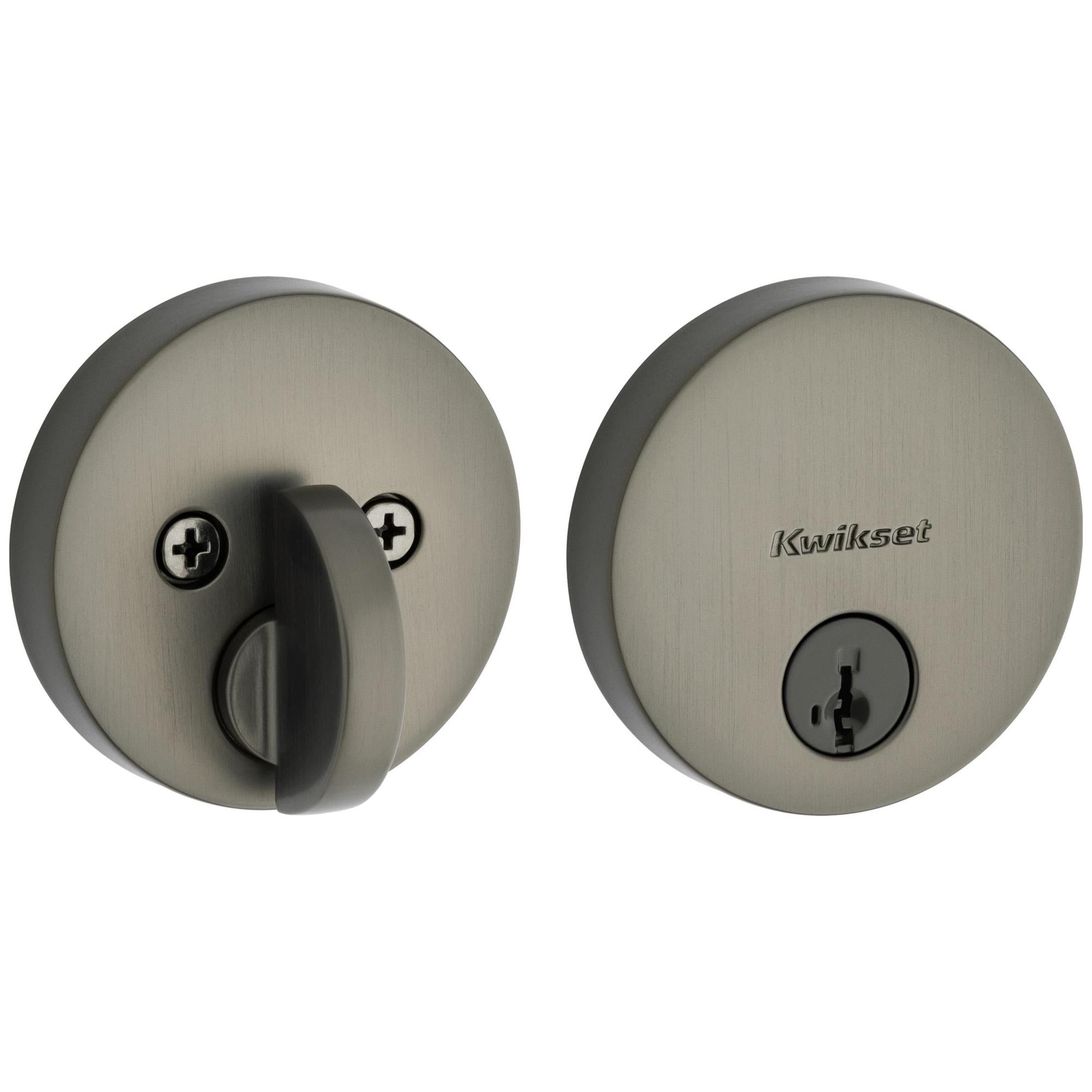 258 RDT 18G SMT 6AL STRKP K3 Uptown 1-Cyl Deadbolt - Gunmetal