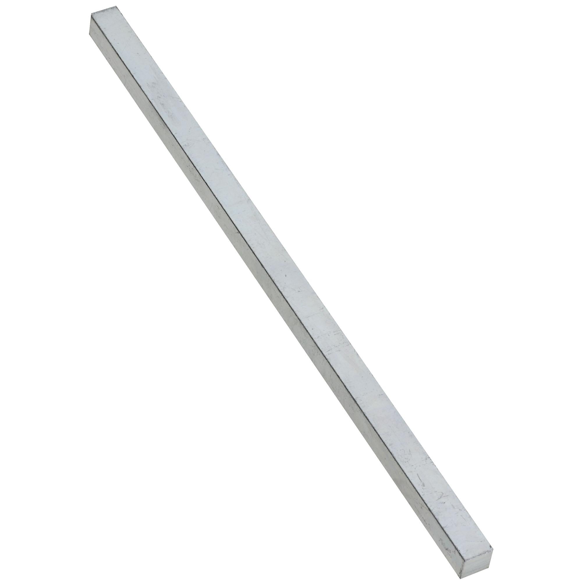 4030C 1/2" x 12" Key Stock - Zinc Plated