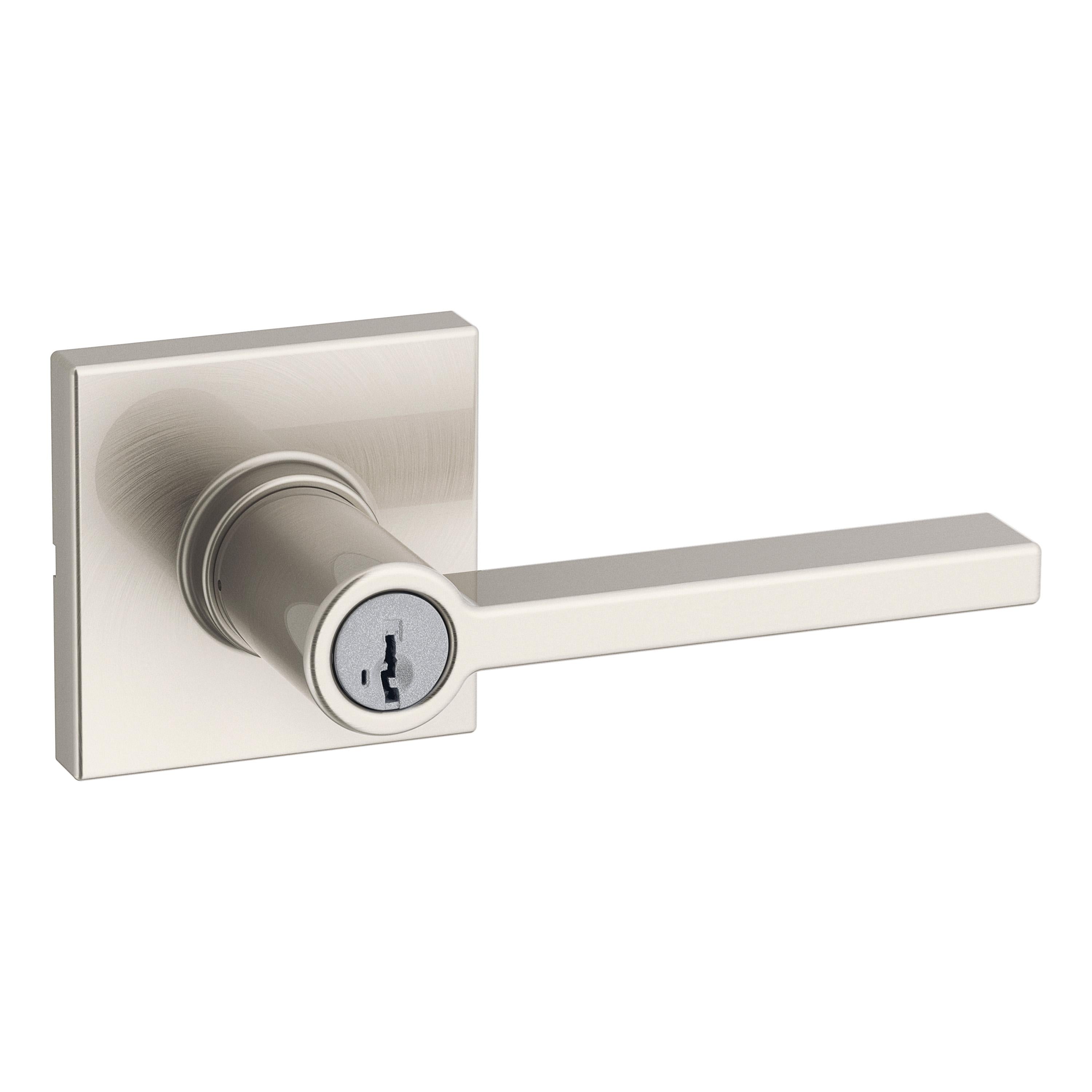 438CSL SQT 15 SMT RCAL UL 3031 23155 LK Casey Entry Less Keys - Satin Nickel
