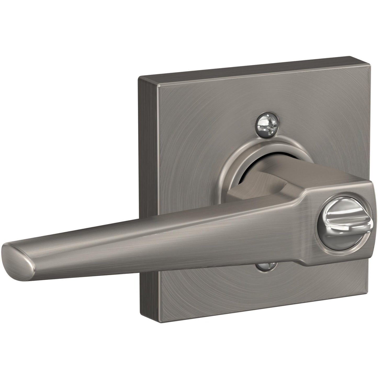 F51AELR619COL 16-211 10-063 K4  Eller / Collins Entry - Satin Nickel