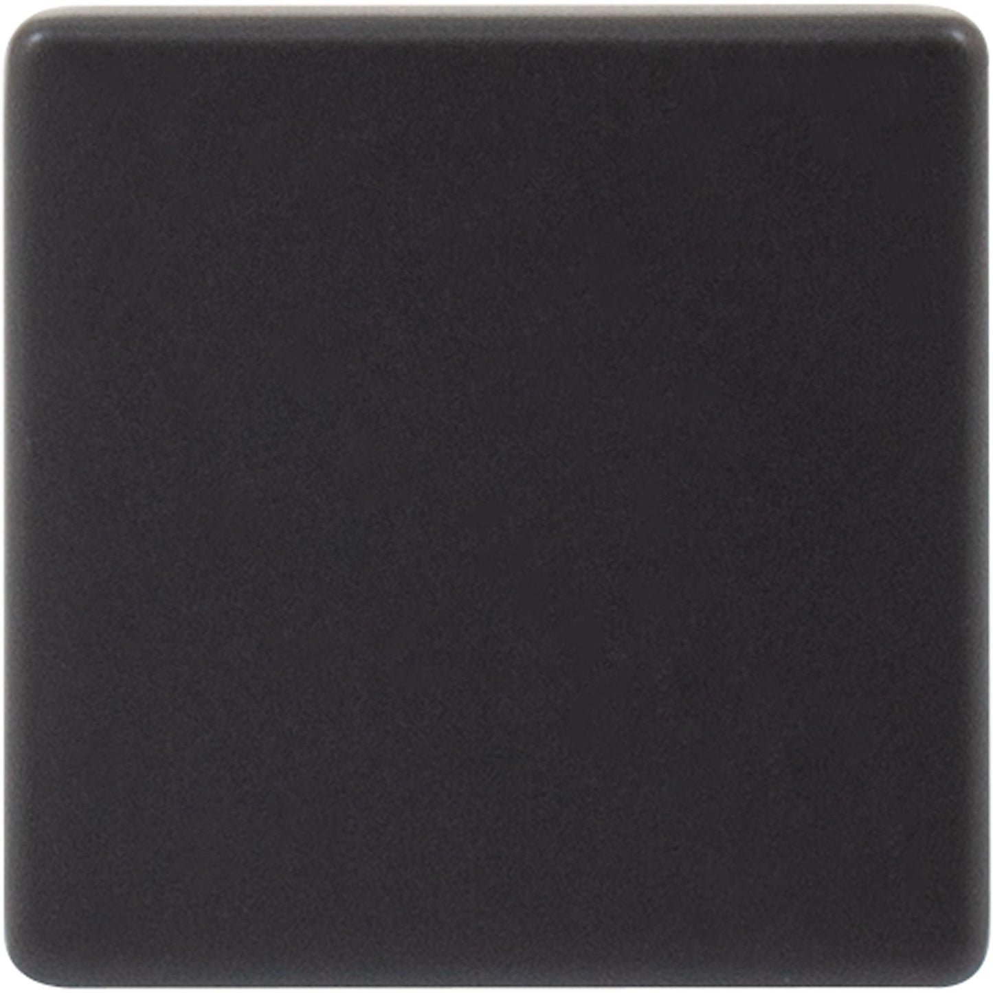Stone Harbor Hardware Contemporary Square Cabinet Knob, 1-1/8 Inches, Zinc Base Material, Matte Black