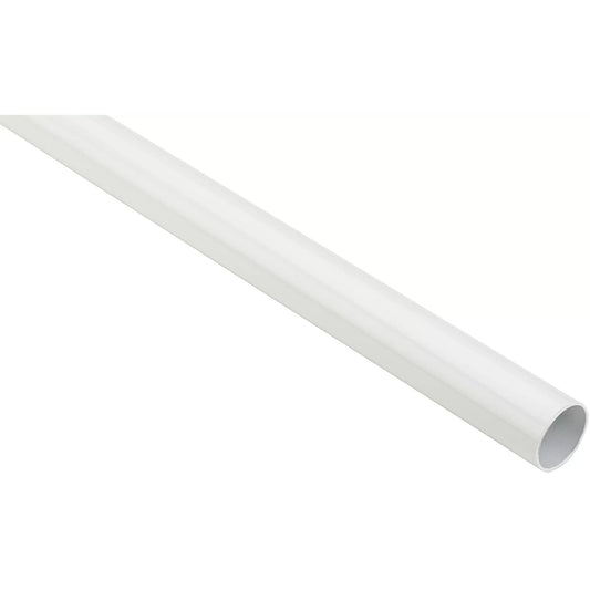 BB8603 6' Closet Rod 1.2mm Thick - White