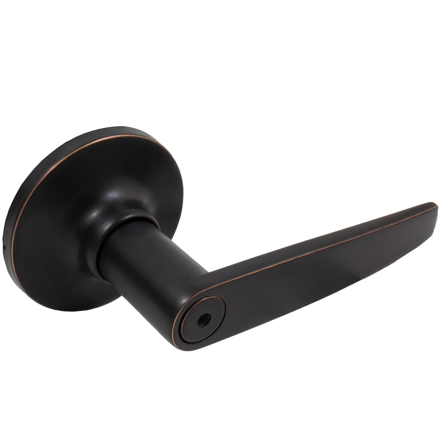 Stone Harbor Hardware Tucson Door Lever, Privacy (Bed/Bath) Latch, Vintage Bronze