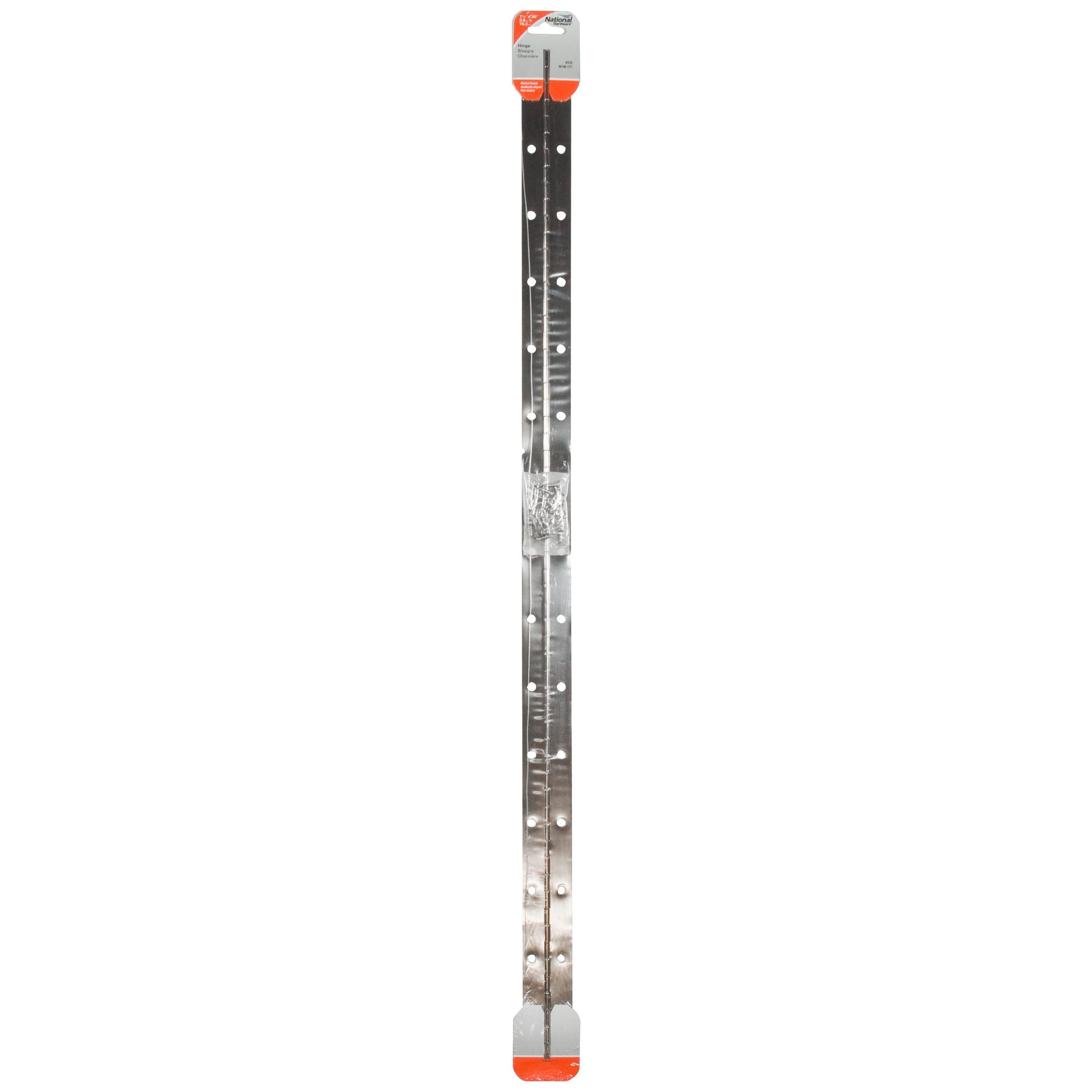 V570 30" x 1-1/2" Continuous Hinge - Nickel