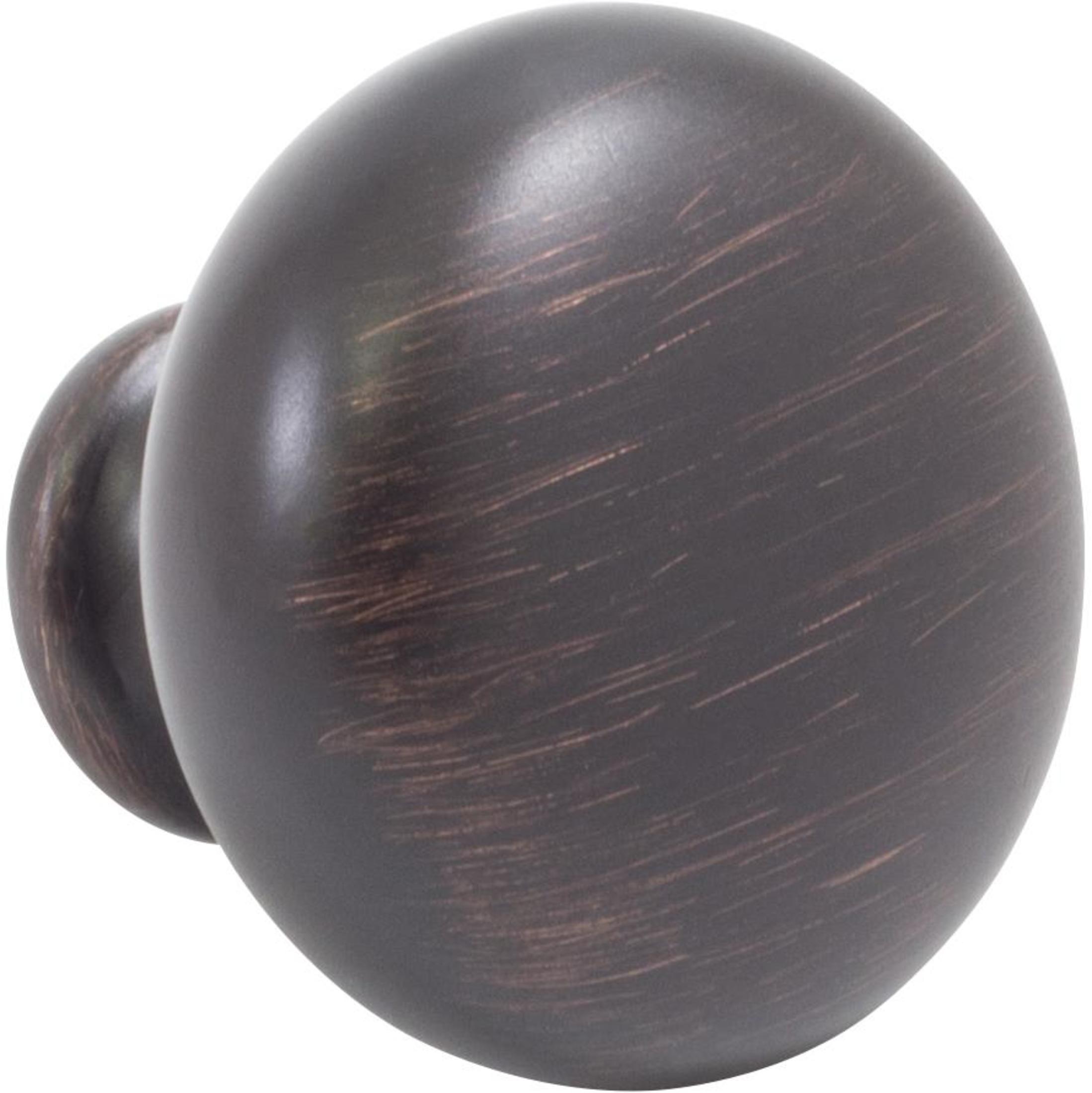 Round Cabinet Knob, 1-1/4 Inches