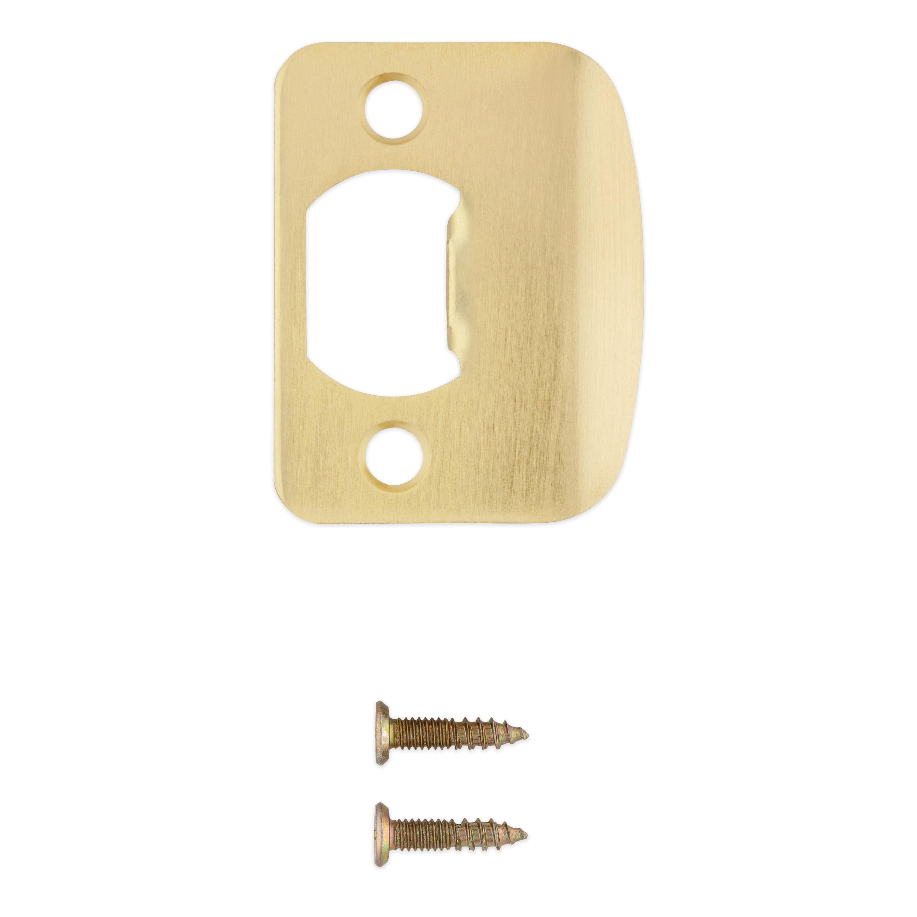 83796-024 RC Knob / Lever Full Lip Strike - Satin Brass
