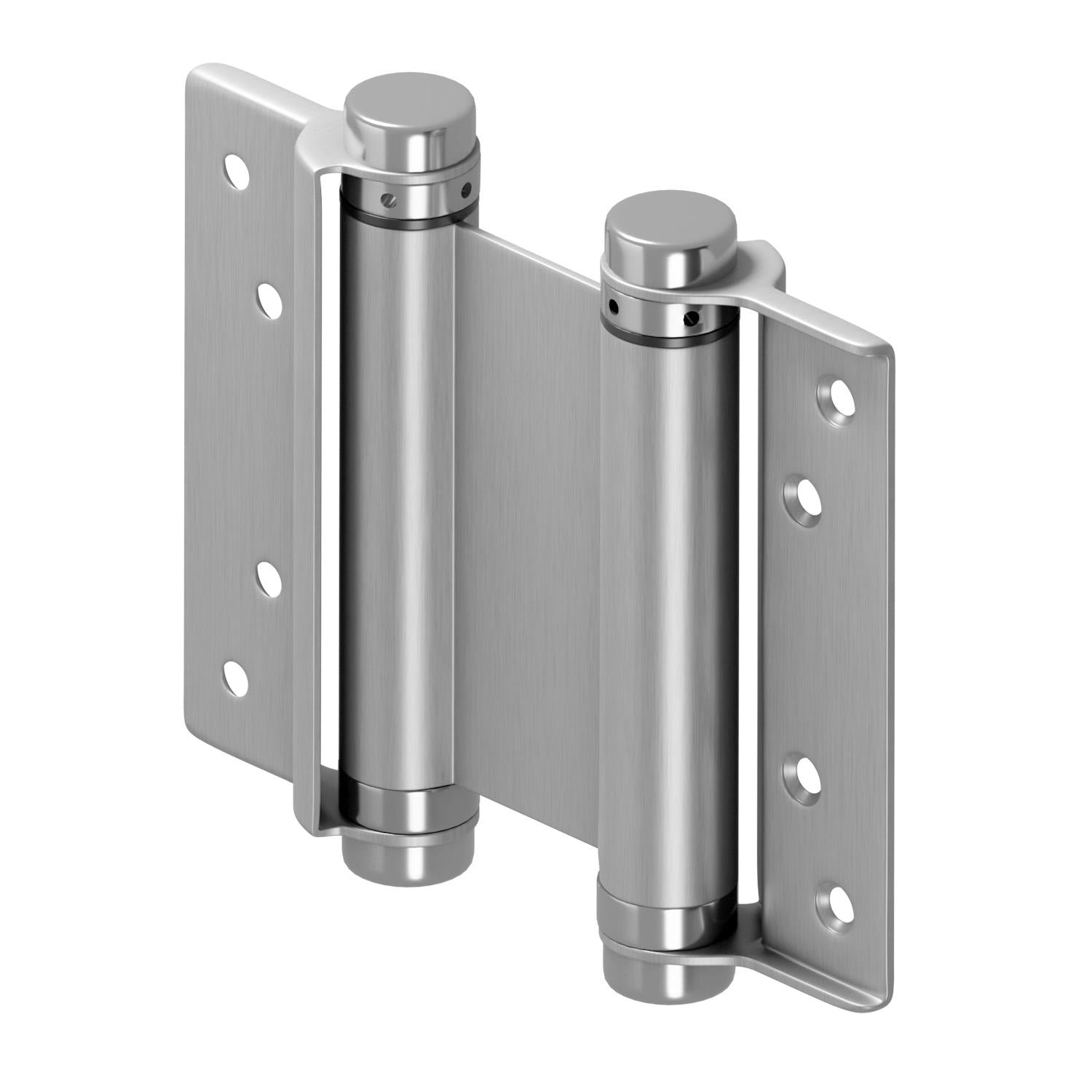 DASHS4U32D 4" Double Action Saloon Hinge - Satin Stainless Steel