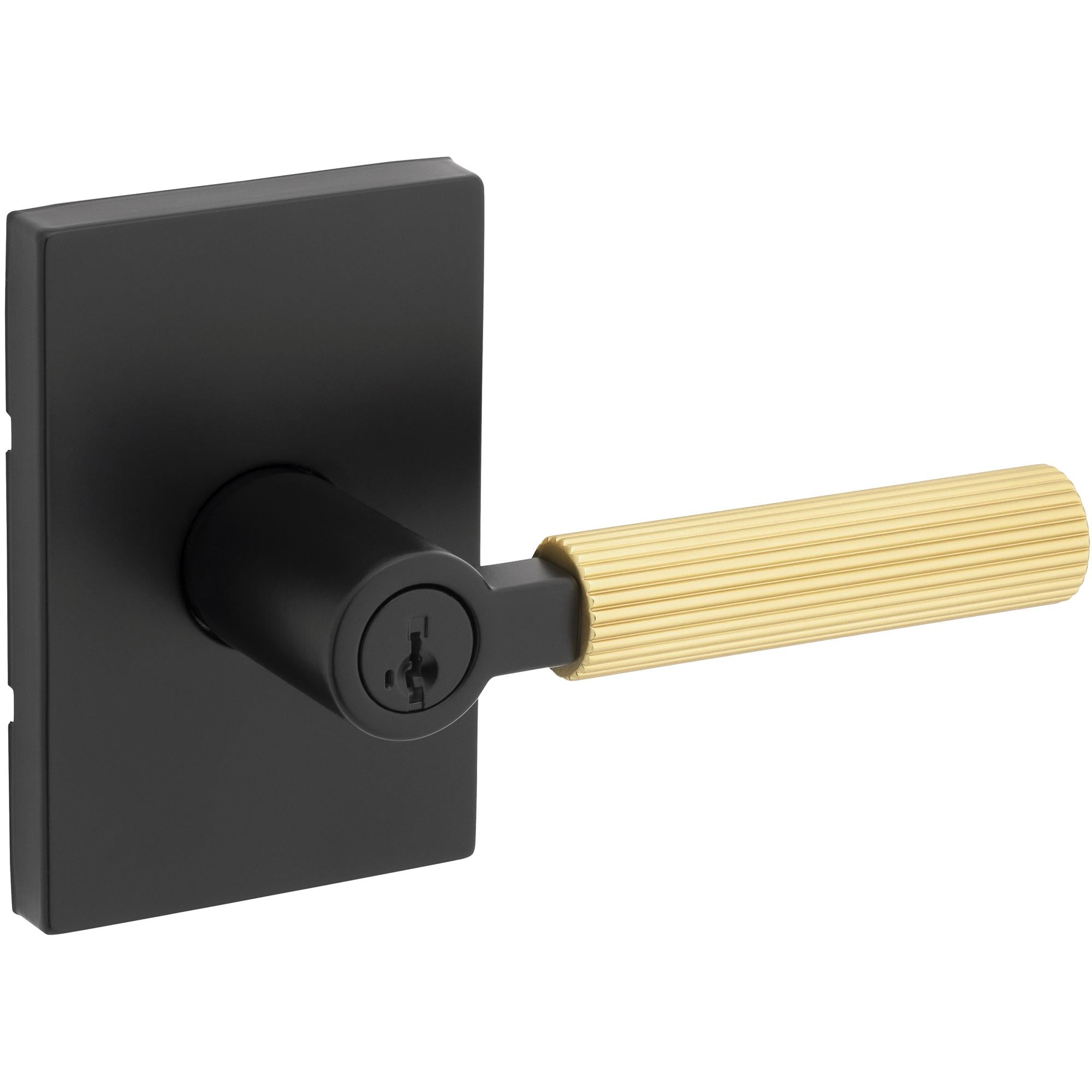 740MAL RCT 514/4 SMT 6AL RCS K3 Mirada Entry - Matte Black with Satin Brass