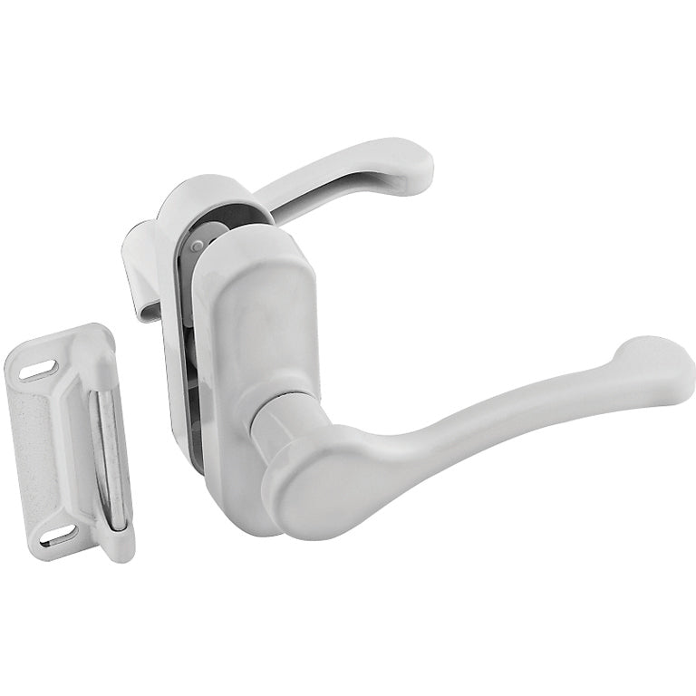 National Hardware - V1320 Contemporary Universal Lever Latch without Key - White