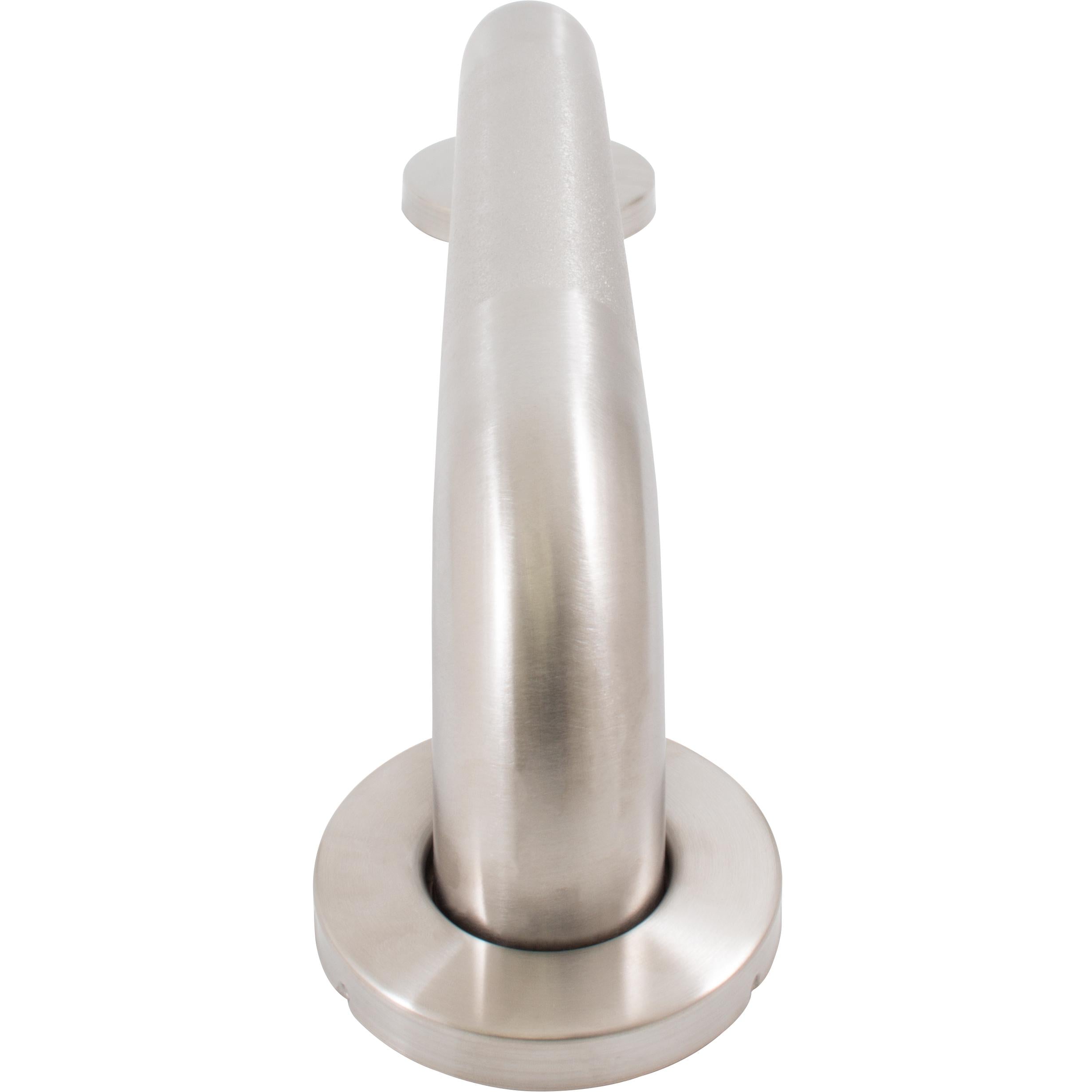 Stone Harbor Hardware Peened Grab Bar, 12 Inches, 1-1/2" Diameter, 1-1/2" Wall Clearance, Concealed Screws, Satin Stainless Steel