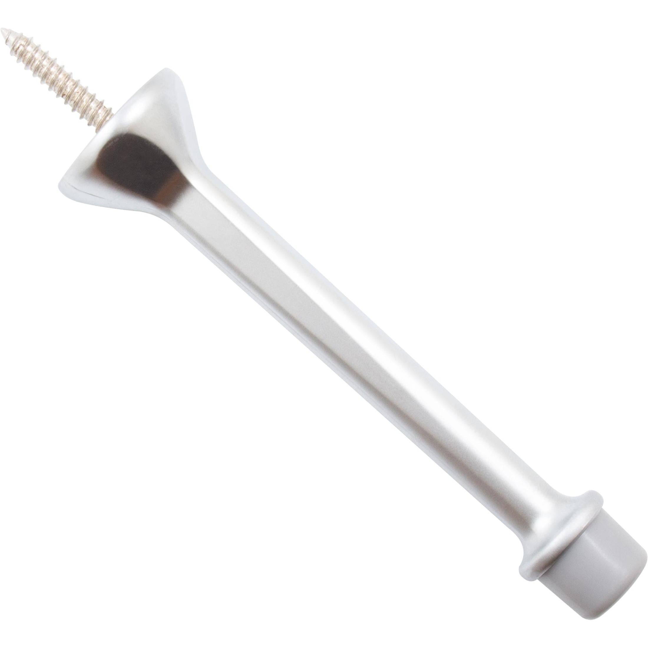 Heavy-Duty Solid Door Stop, 4 Inches