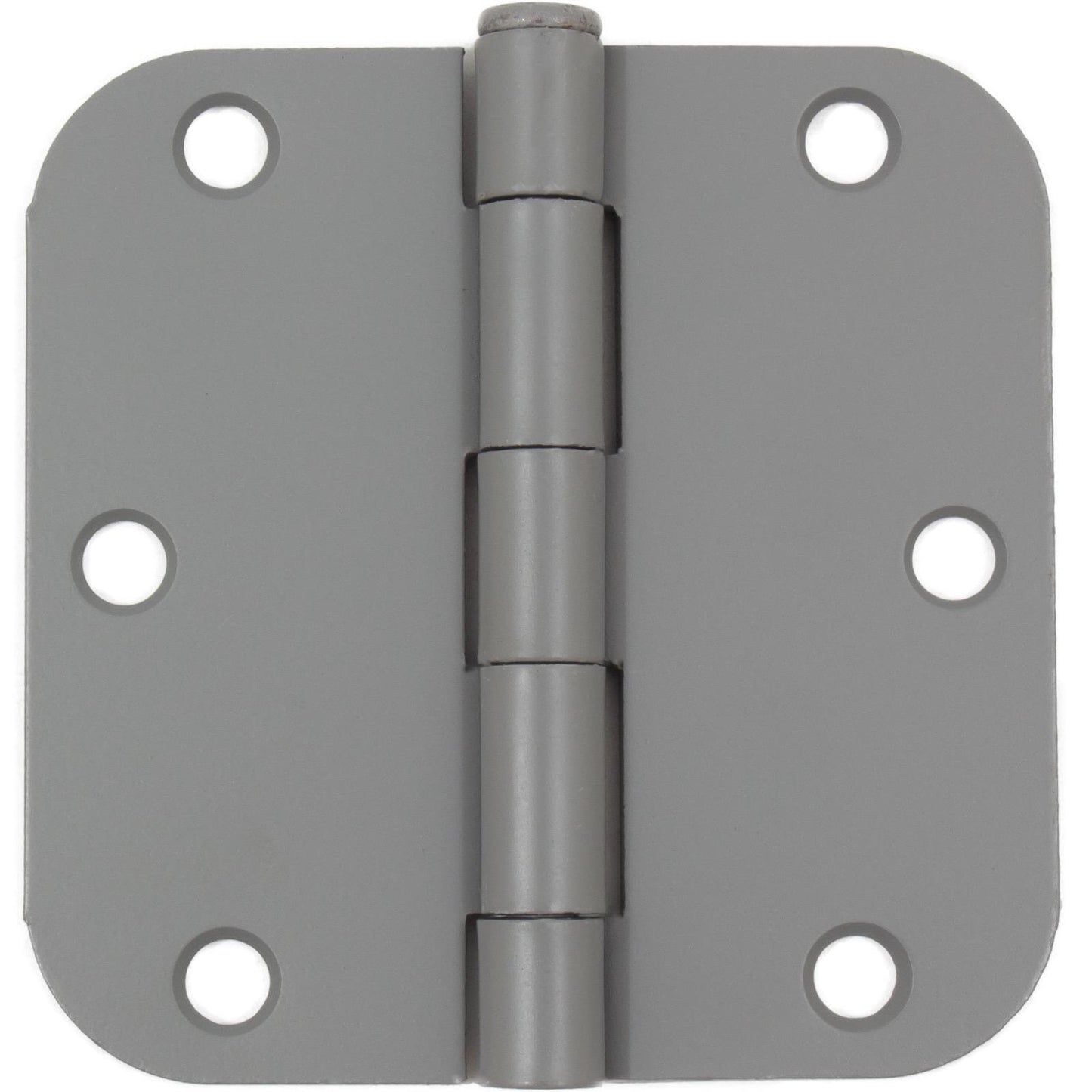 Stone Harbor Hardware Standard Hinge, 3-1/2 Inches, 5/8" Radius Corner, Bulk Pack (100 Each), Primed Gray