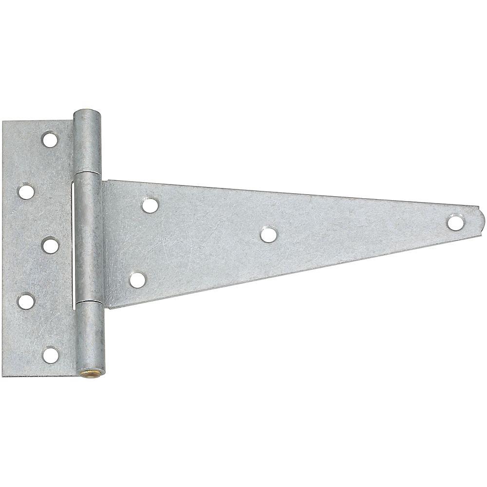 National Hardware - 286BC 10" Heavy T-Hinge - Galvanized