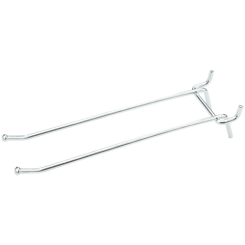 V2311 6" Double Hook 2/pk - Zinc Plated