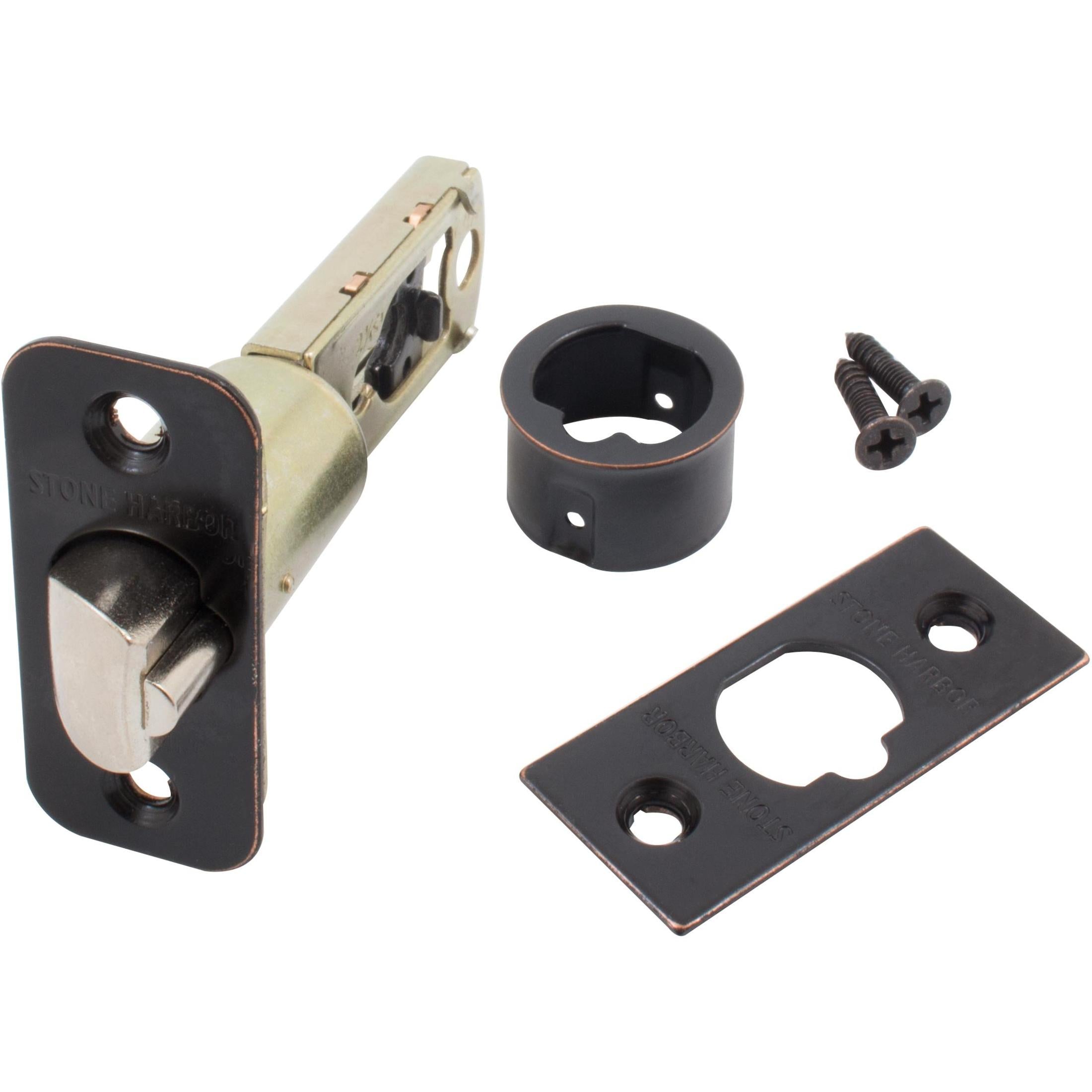 Six-Way Adjustable Latch for Traditional Entry Locks