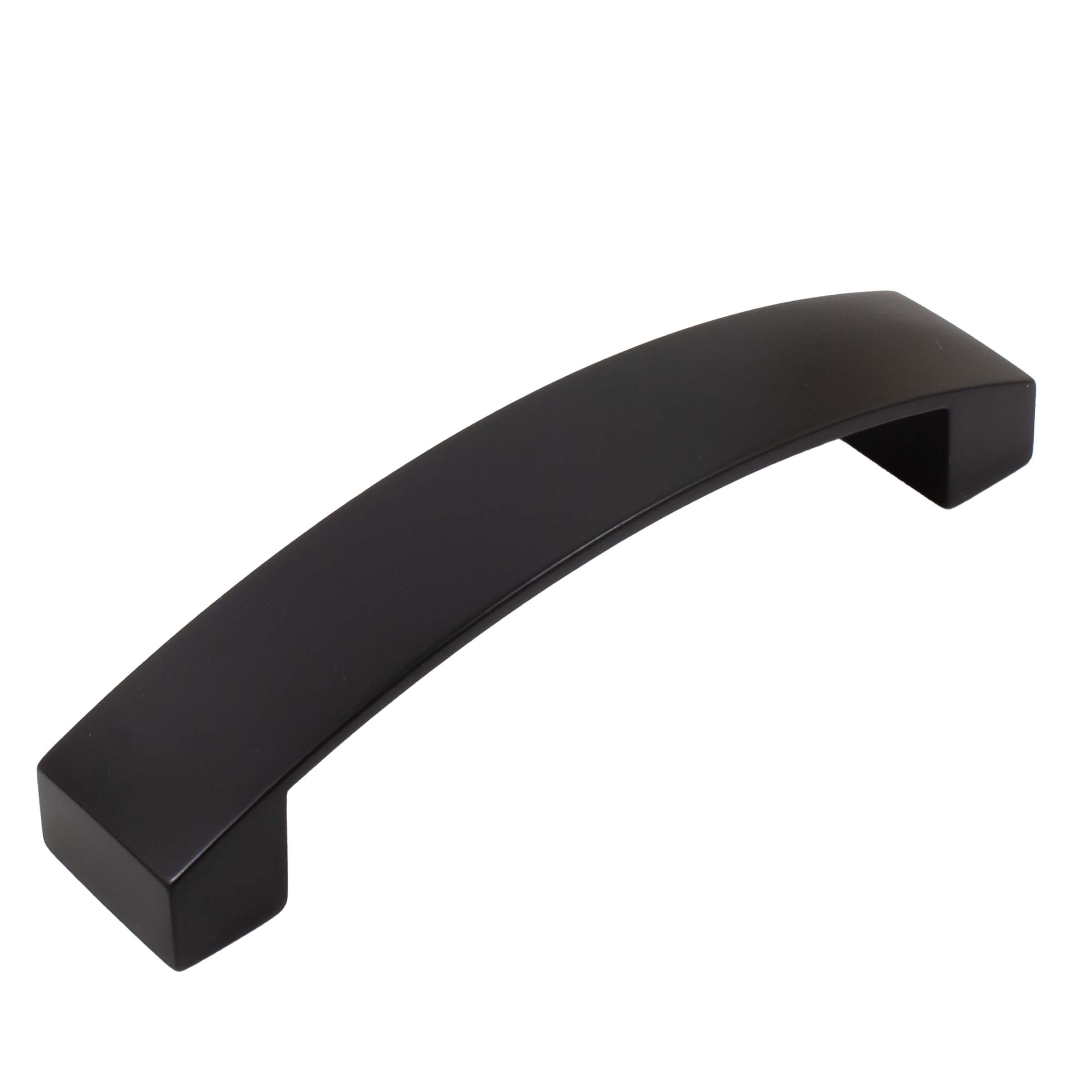 Stone Harbor Hardware Zephyr Cabinet Pull, 96 Millimeters, Matte Black