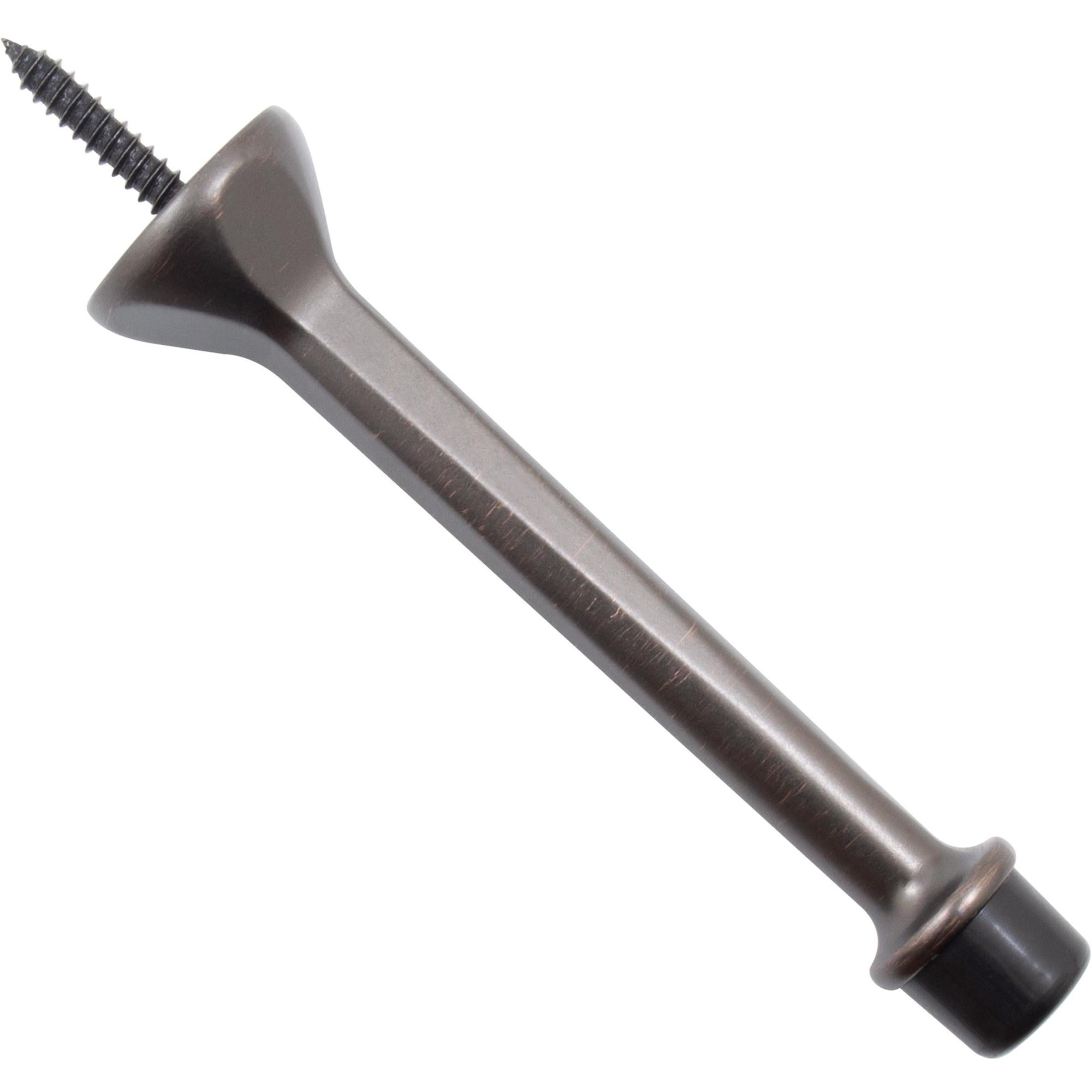 Heavy-Duty Solid Door Stop, 4 Inches