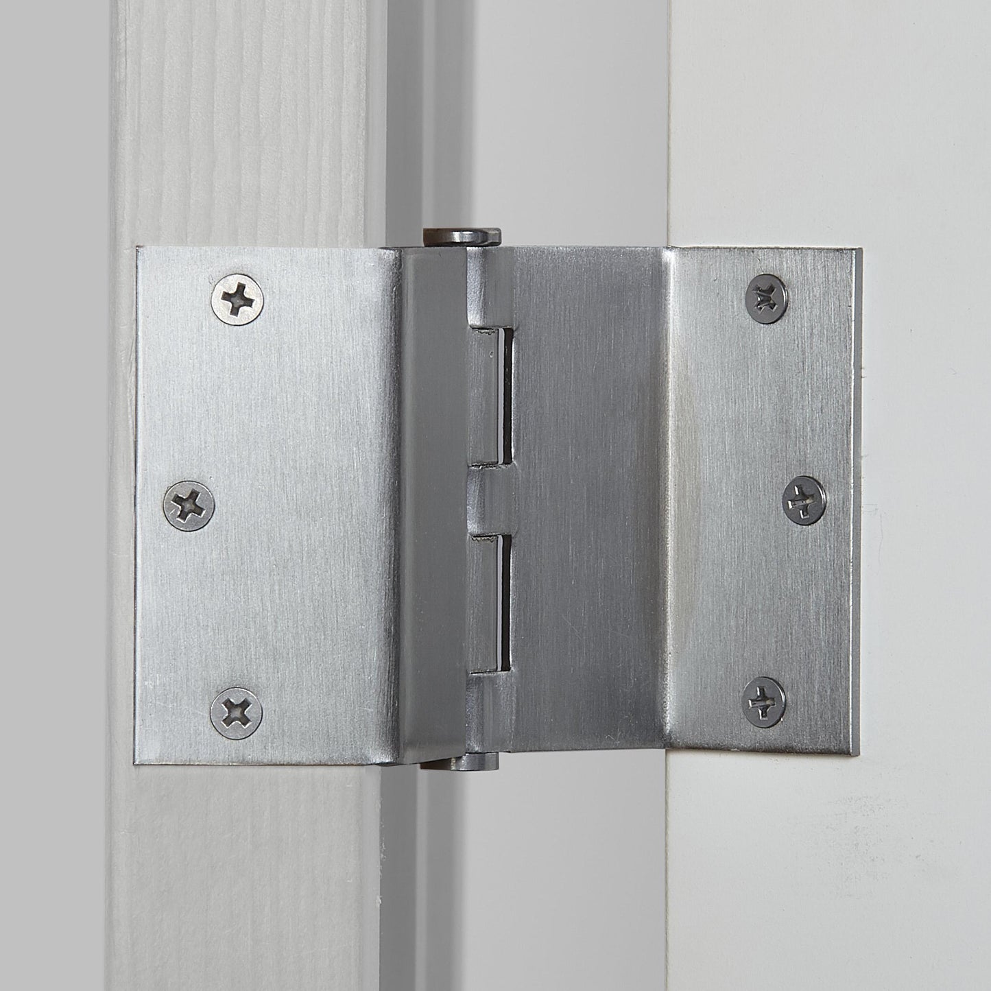 DPBF248 3-1/2" SQR Swing Clear Hinge 1/pk - Satin Chrome