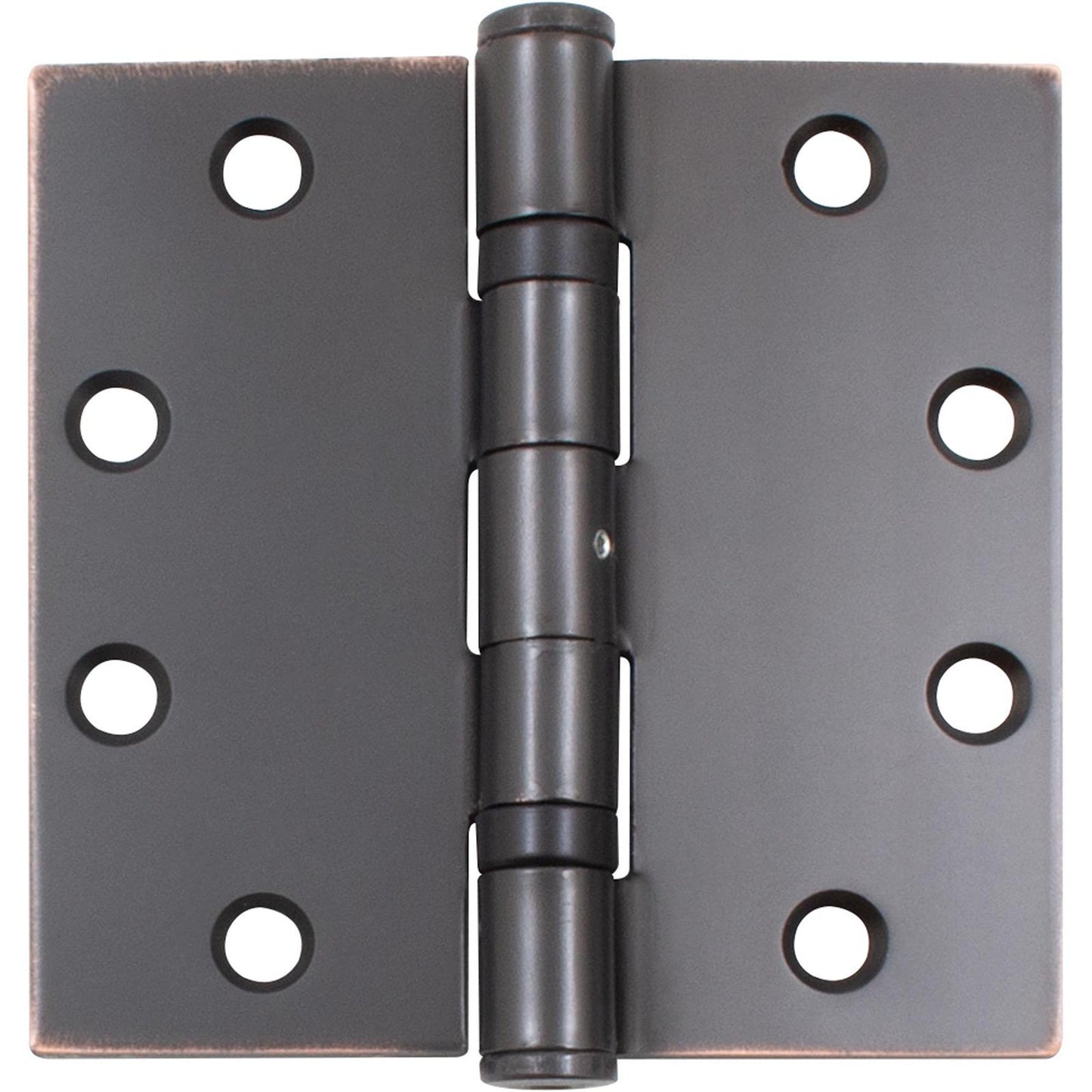 Stone Harbor Hardware Commercial Grade Ball Bearing Hinge, Non-Removable Pin, 4-1/2 Inches, Square Corner, .134 Gauge, Oil-Rubbed Bronze