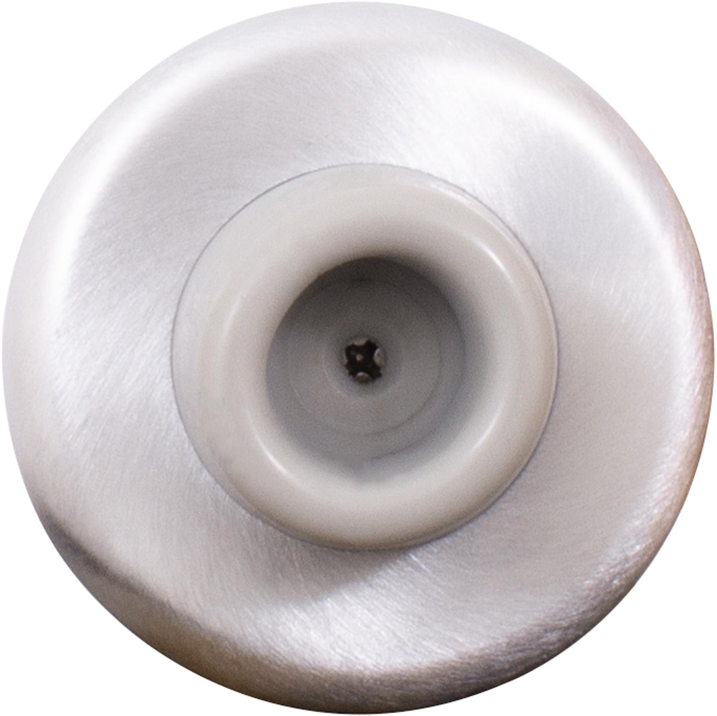 Stone Harbor Hardware Concave Wall Door Stop, 2-1/4 Inches, Satin Chrome