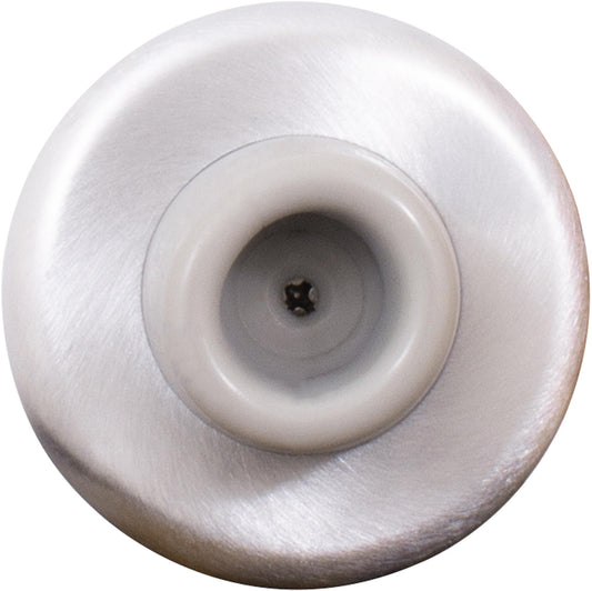 Stone Harbor Hardware Concave Wall Door Stop, 2-1/4 Inches, Satin Chrome