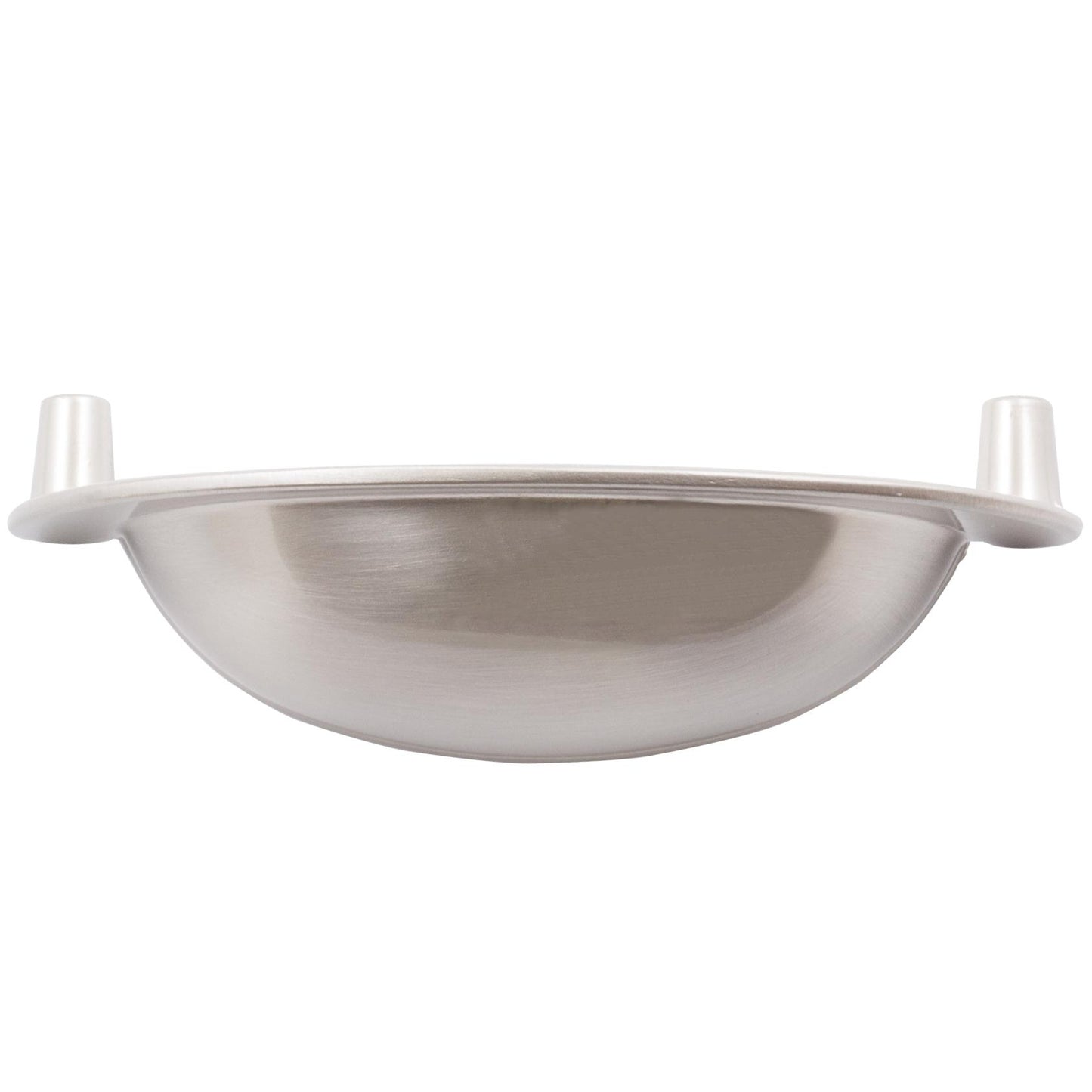 Stone Harbor Hardware Cup  Cabinet Pull, 3 Inches, Satin Nickel