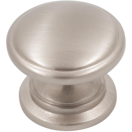Stone Harbor Hardware Estate Cabinet Knob, 1-1/4 Inches, Satin Nickel