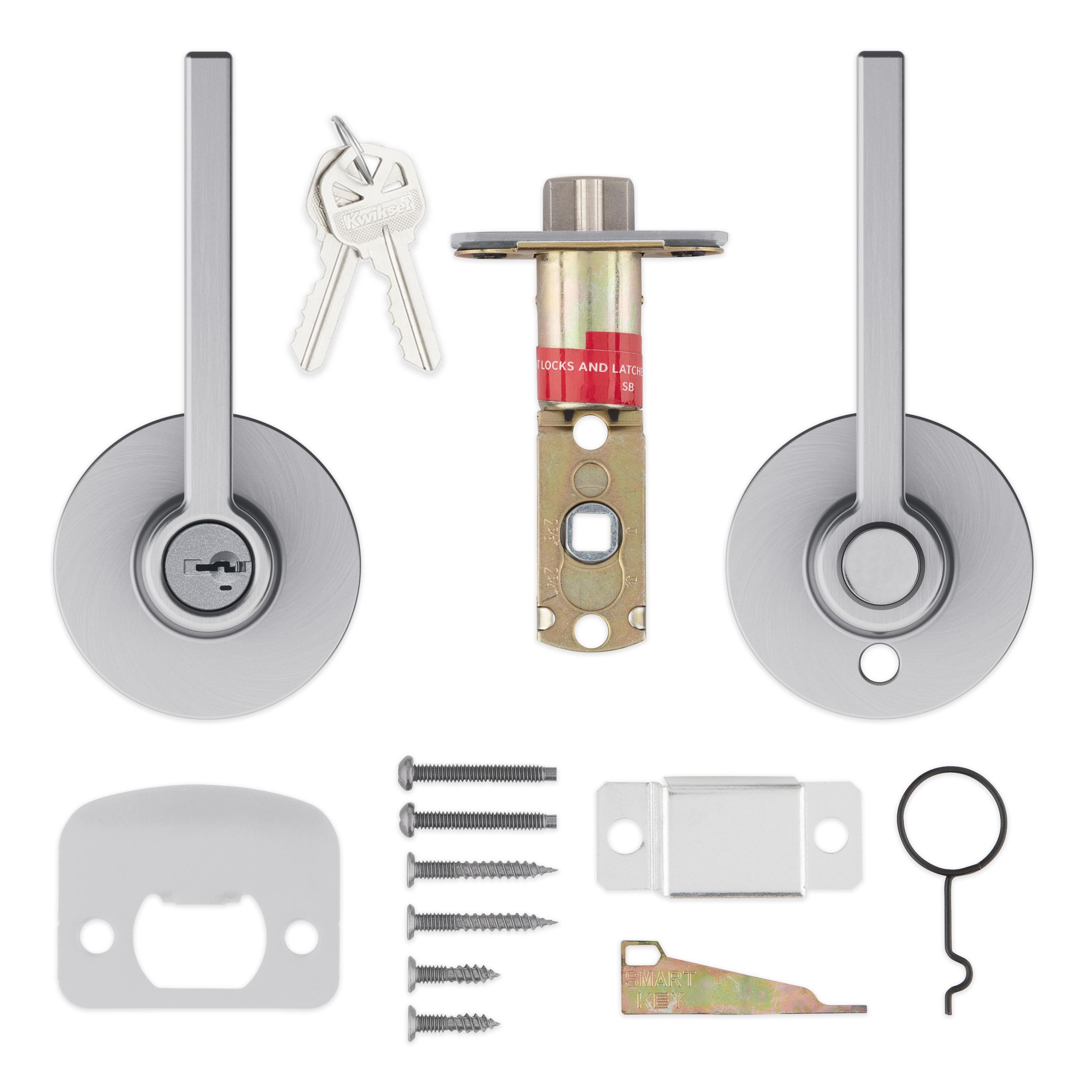 438CSL RDT 26D SMT RCAL UL 3031 23155 LK Casey Entry Less Keys- Satin Chrome