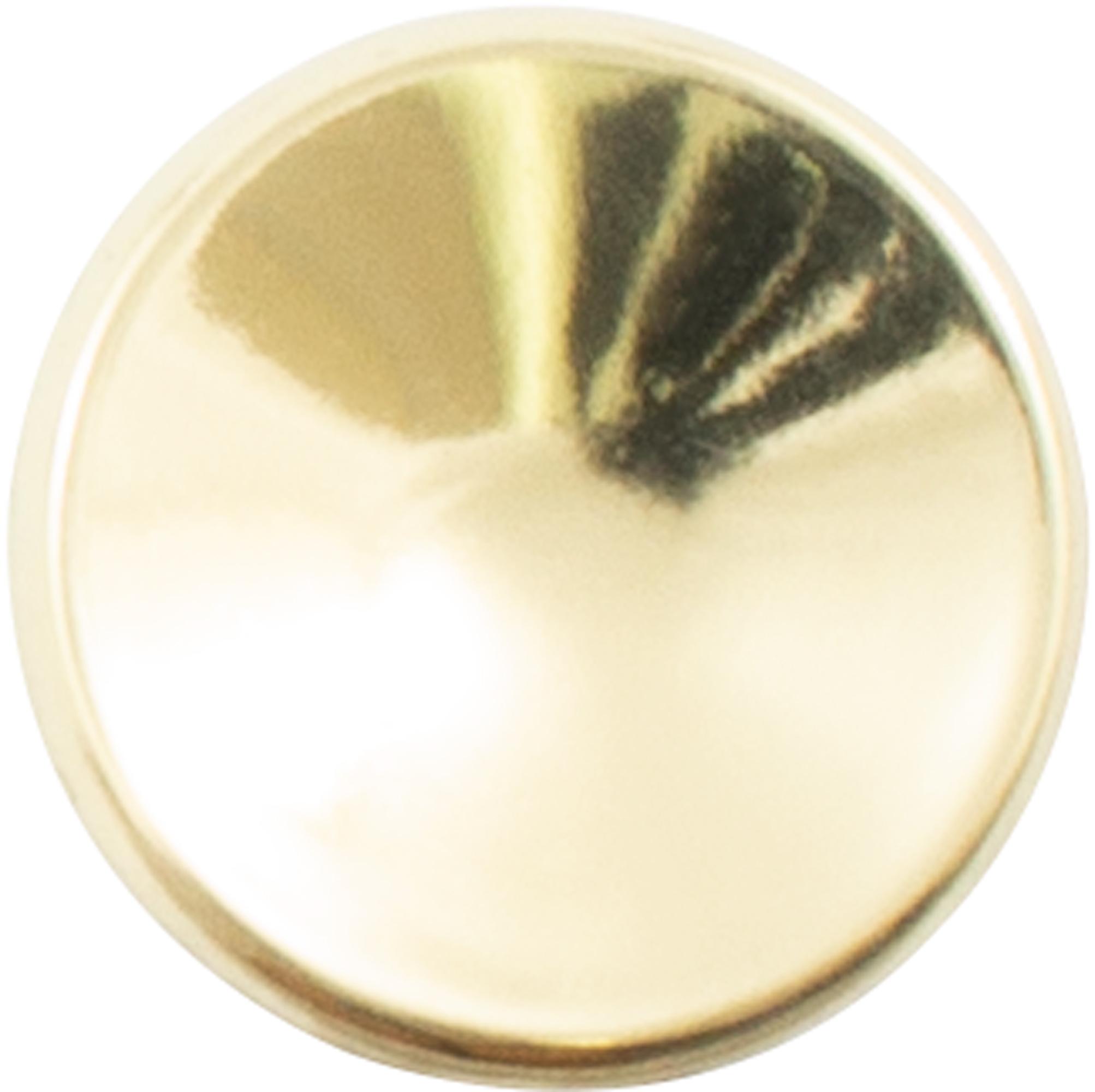 Stone Harbor Hardware Die-Cast Bi-Fold Closet Door Knob, 1-1/2 Inches, Polished Brass