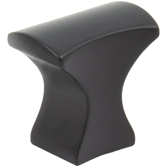 Stone Harbor Hardware Curtiss Cabinet Knob, 1-1/4 Inches, Matte Black