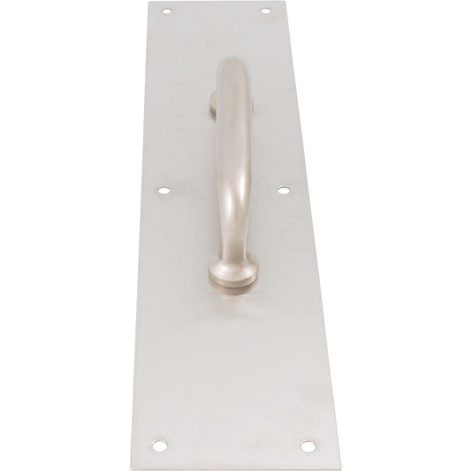 Stone Harbor Hardware Pull Plate, 3-1/2" x 15", Satin Stainless Steel
