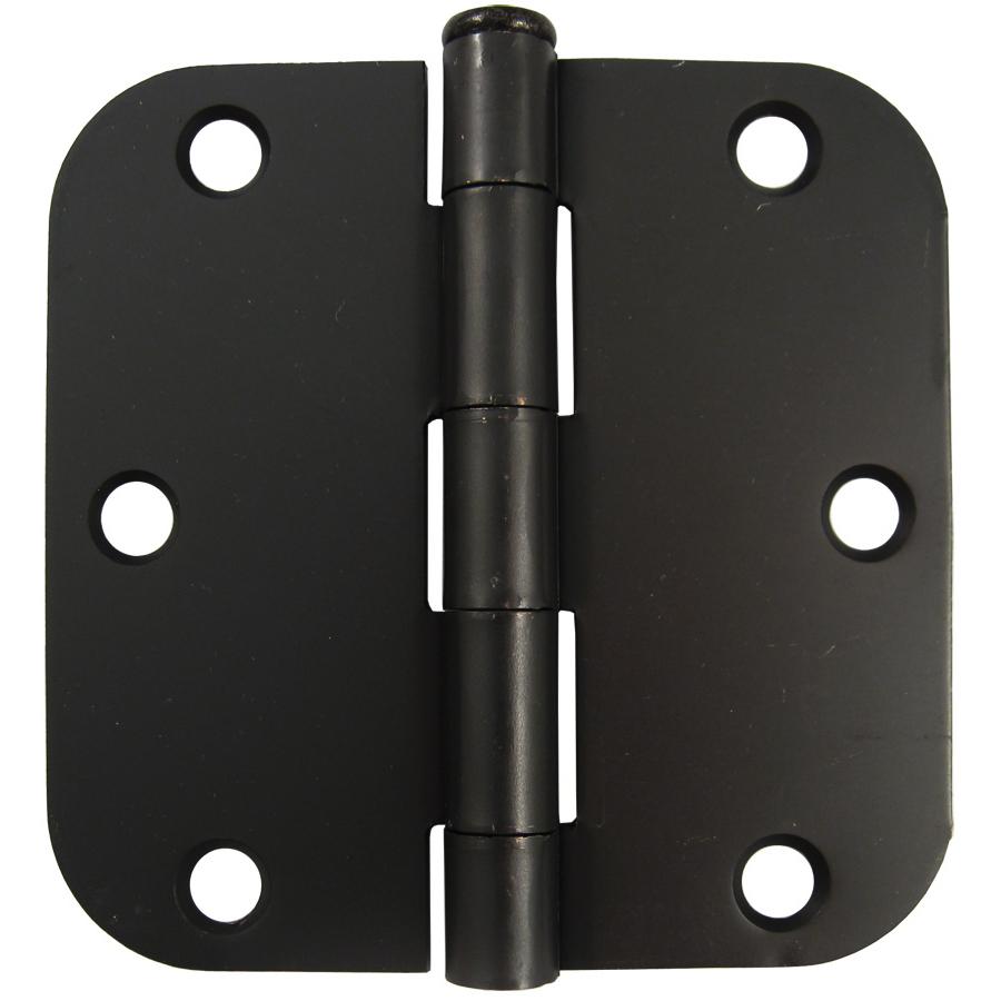 Stone Harbor Hardware Standard Hinge, 3-1/2 Inches, 5/8" Radius Corner, Bulk Pack (100 Each), Oil-Rubbed Bronze