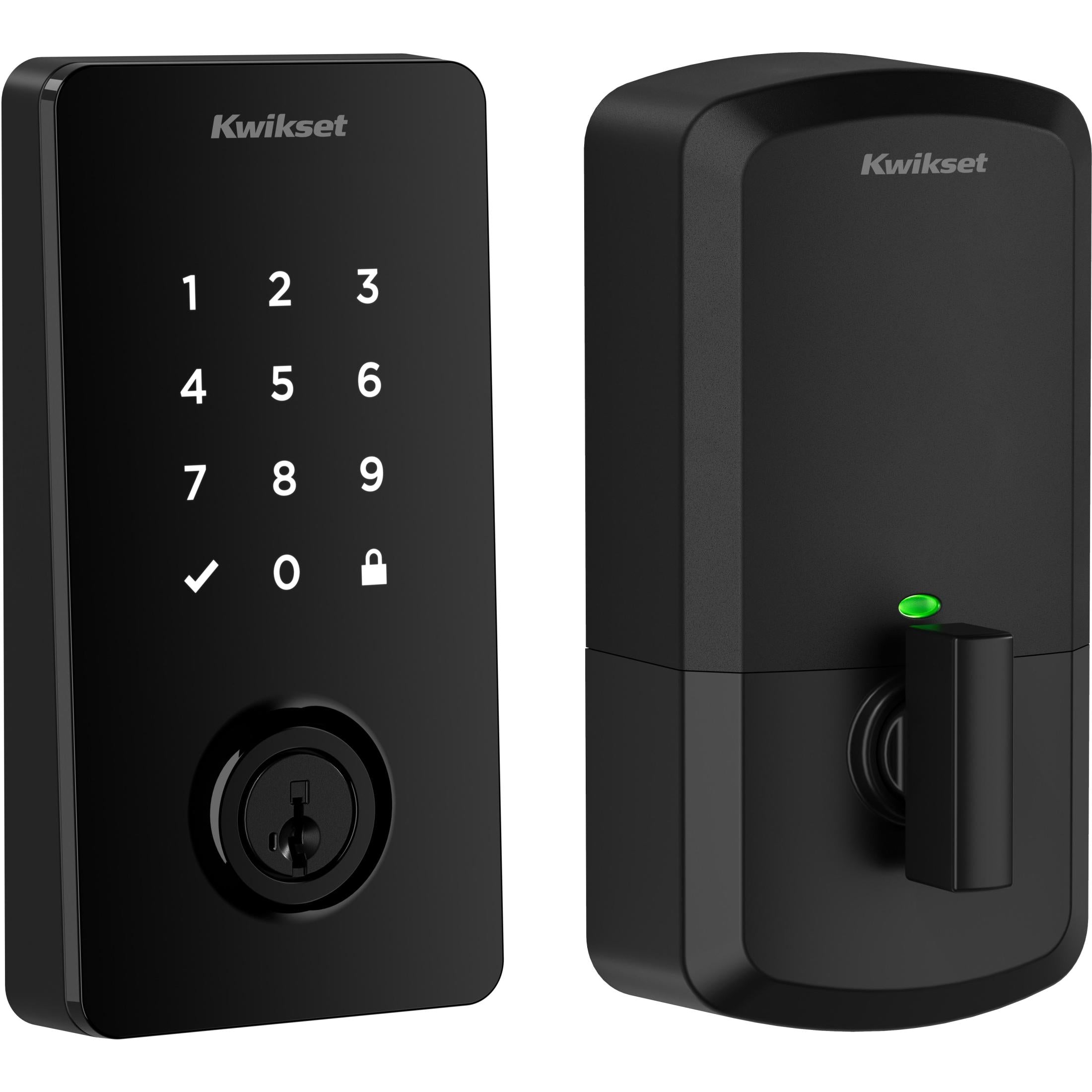 9800 WIFI THRD TSCR 514 SMT RCALFD S2 Halo Select Contemporary Touchscreen Deadbolt - Matte Black