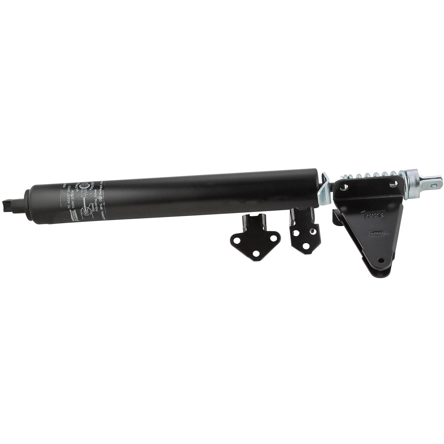 V1334 Shock-Absorbing Door Closer - Black